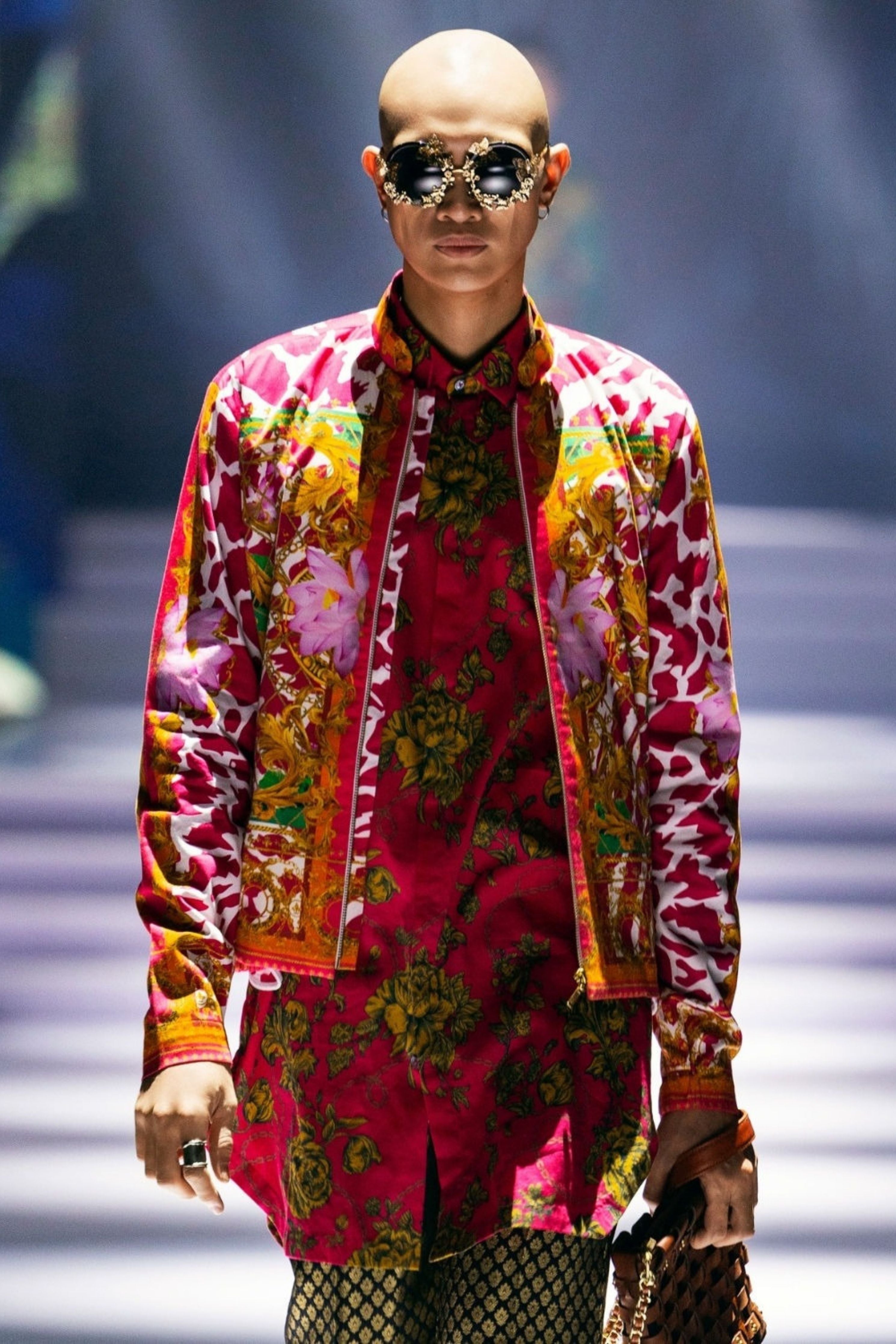 Gillard Engineered Printed Bomber Jacket