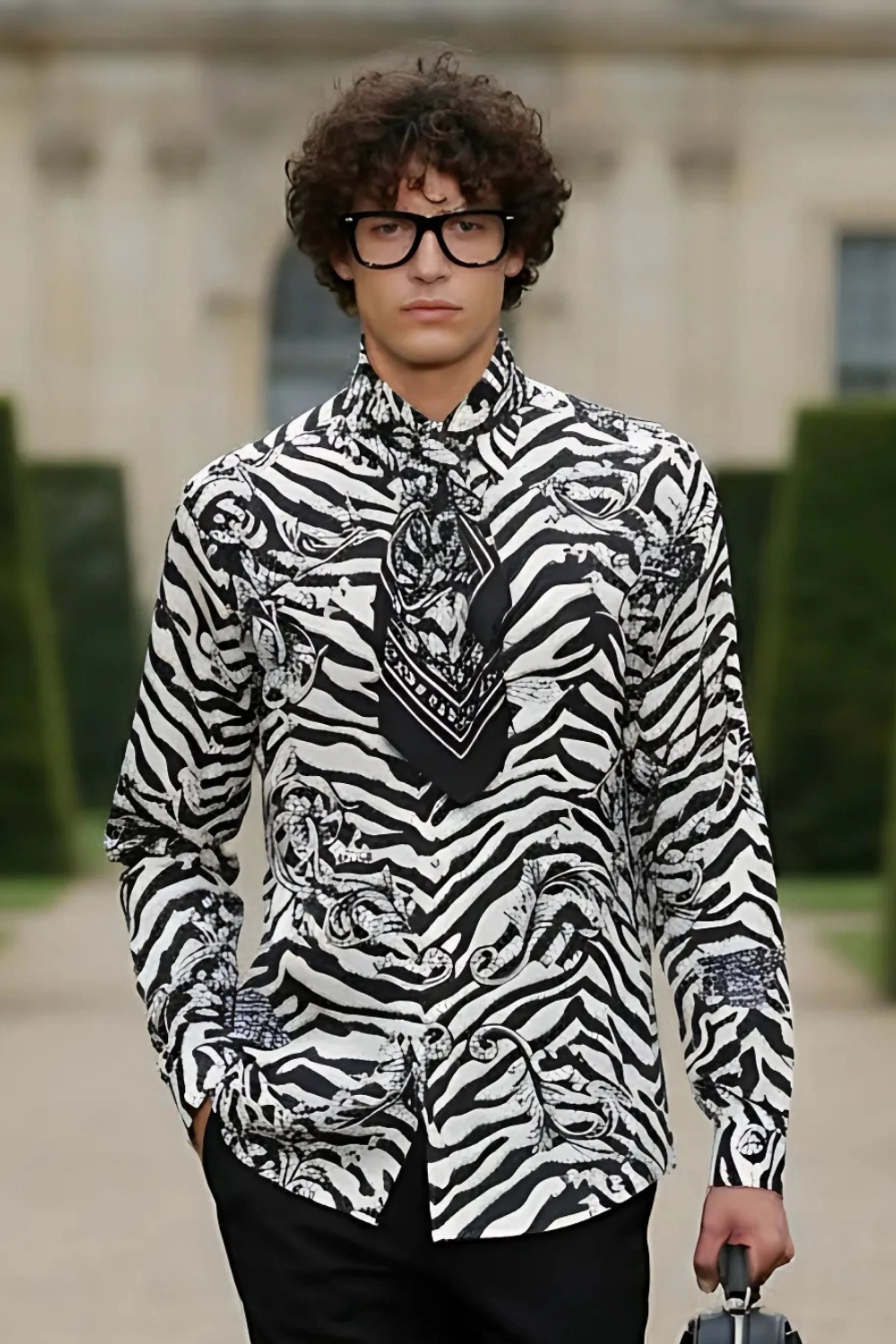 Namast Animal Printed Shirt