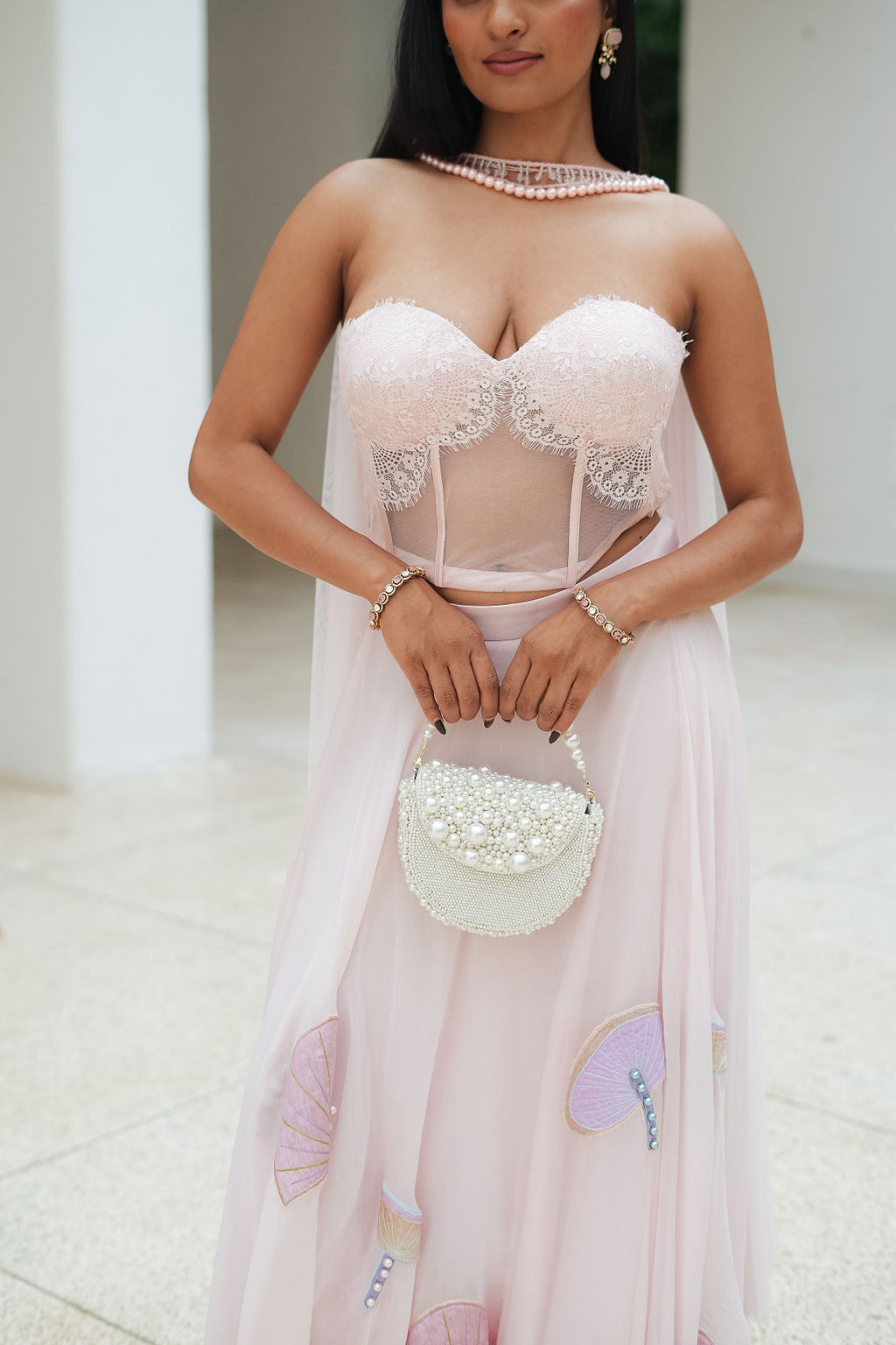 Pink Chantily Co-ord Set