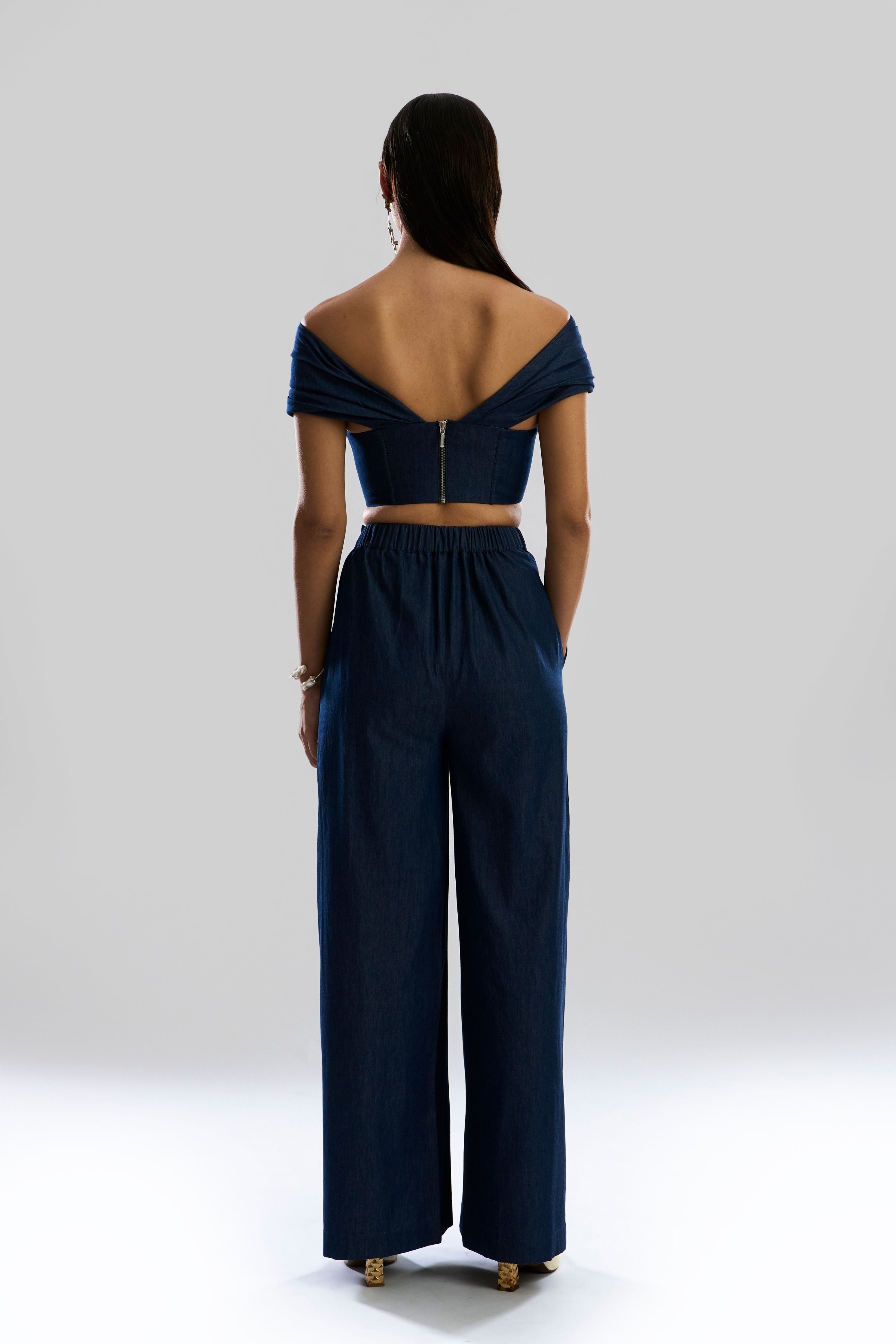 Nova Denim Corset Top