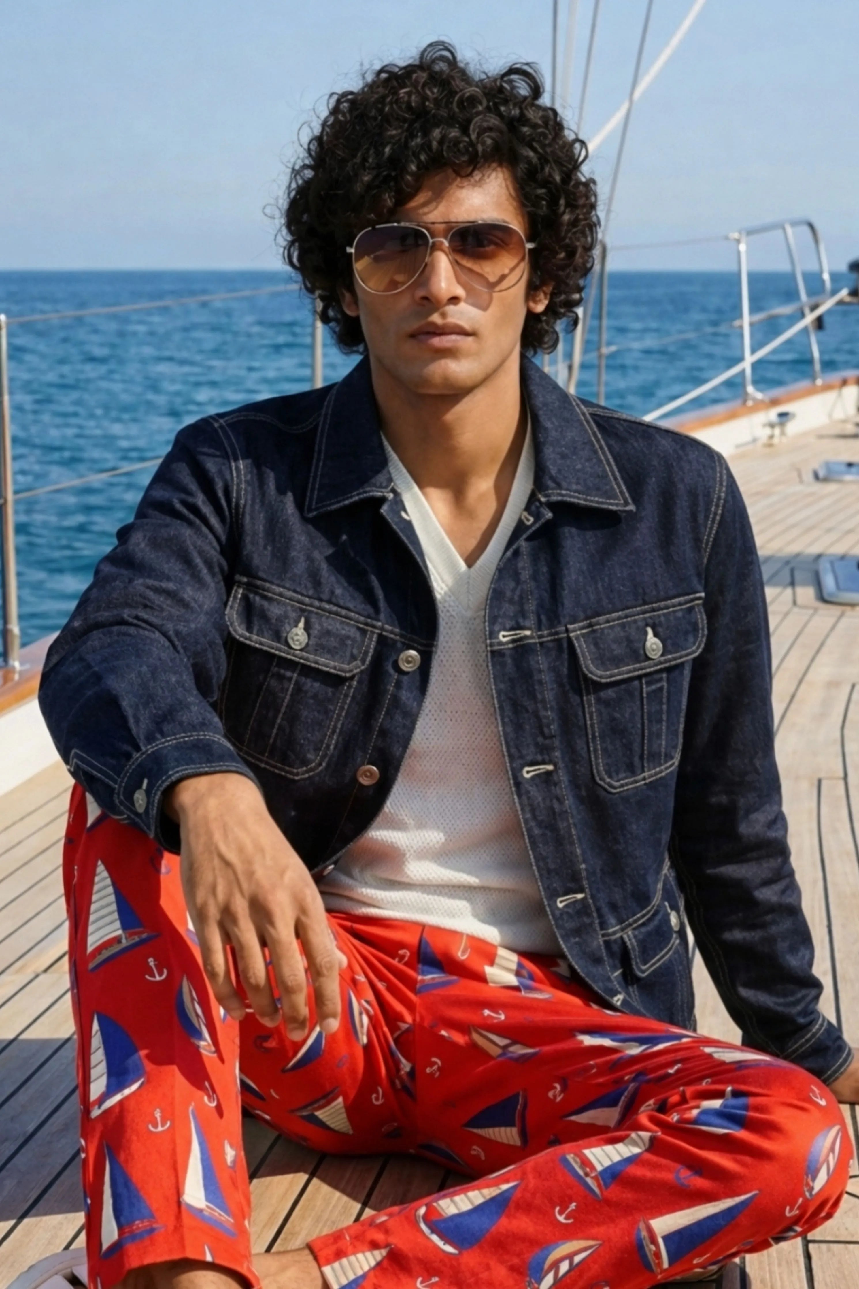 Bluemarine Denim Hunter Jacket