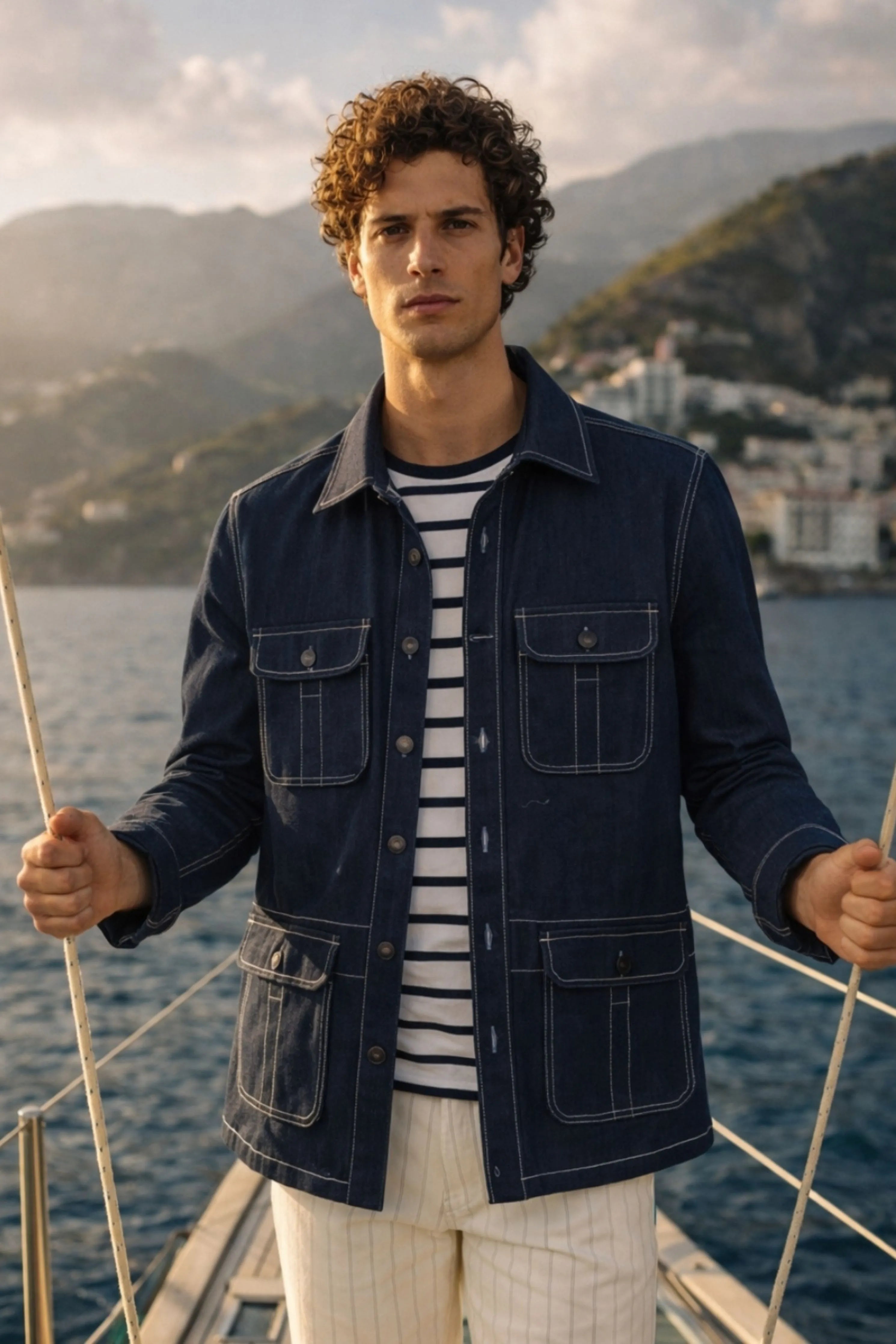 Bluemarine Denim Hunter Jacket