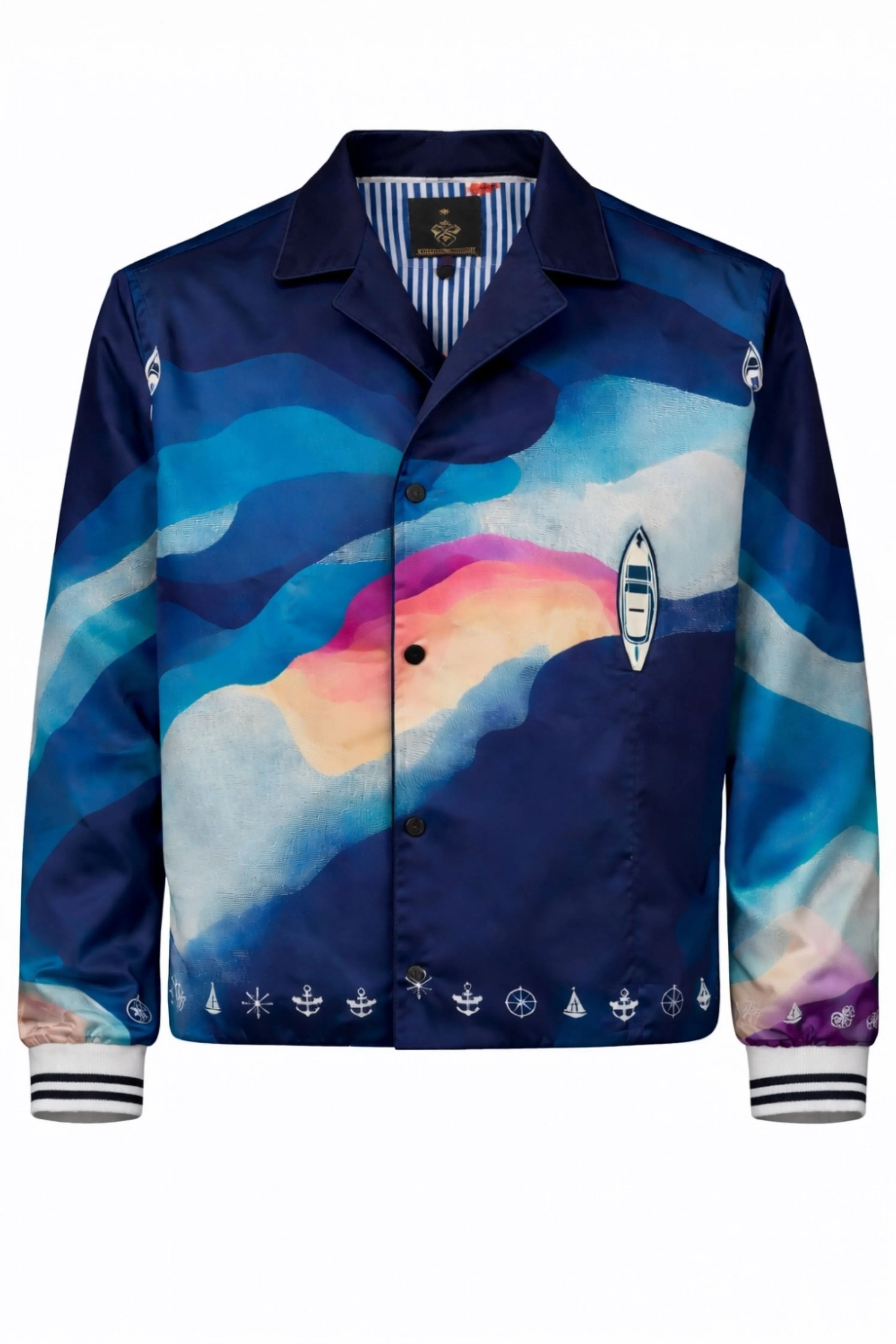 Seafarer Double Breasted Bomber Jacket