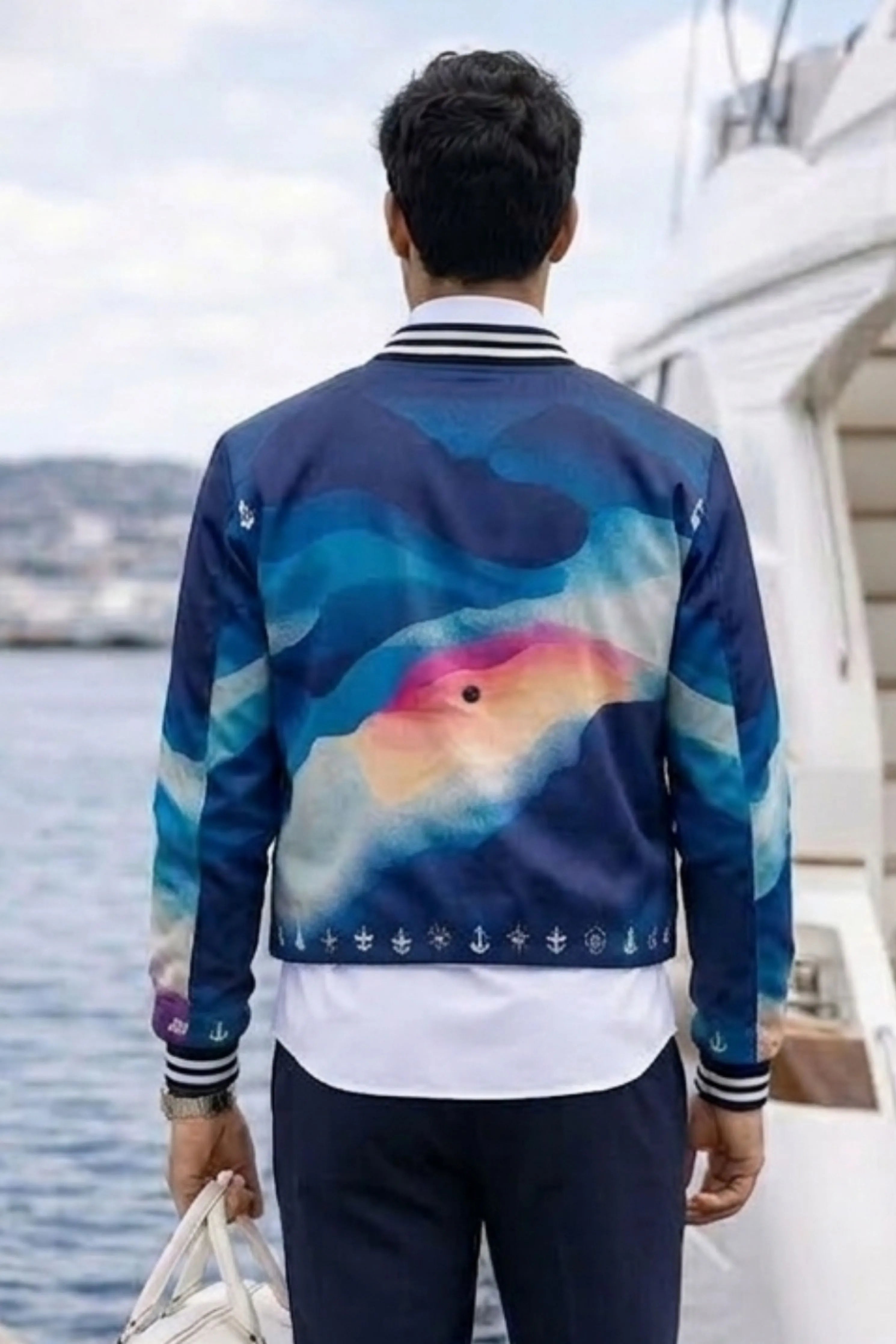 Seafarer Double Breasted Bomber Jacket