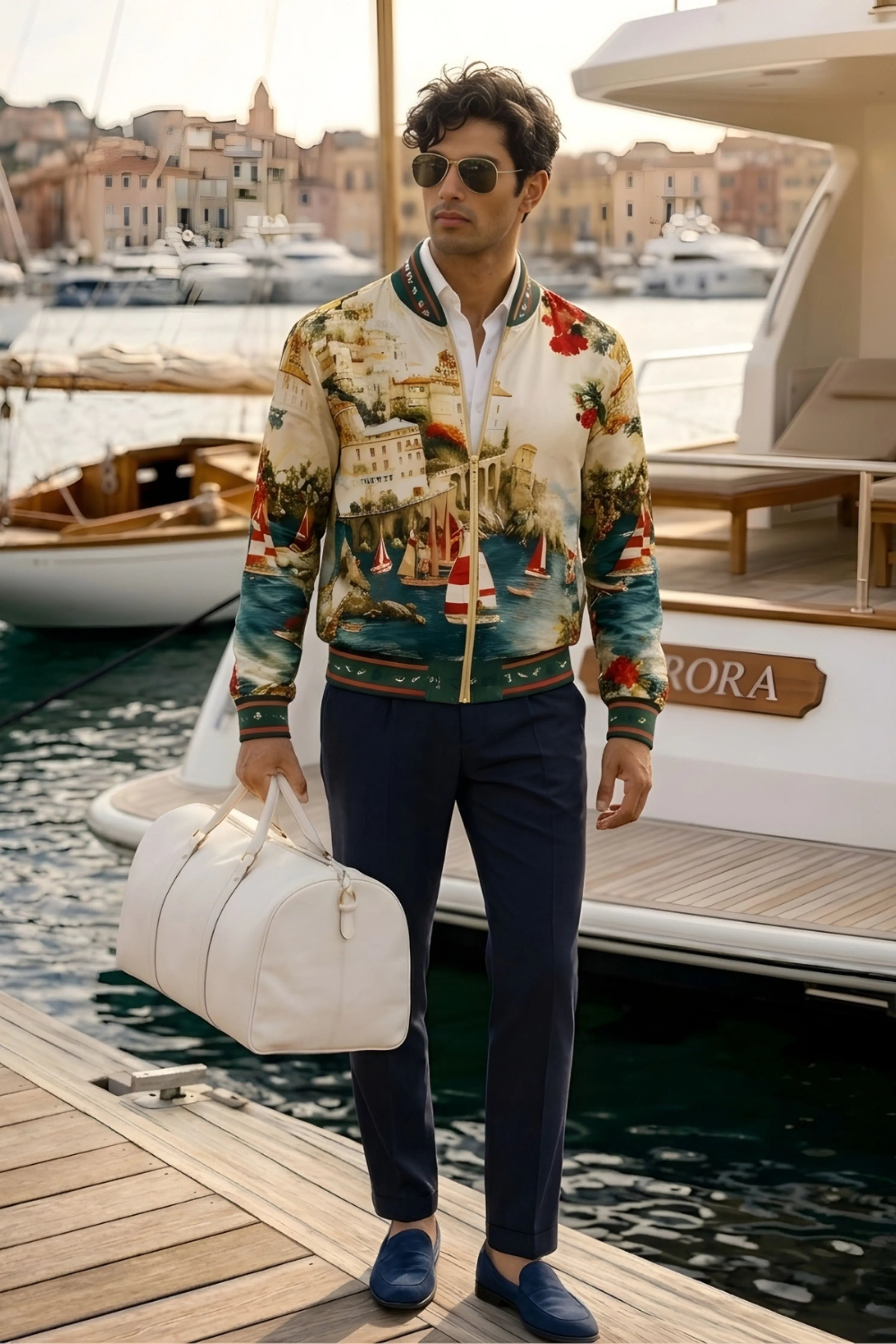 Amalfi Scenic Bomber Jacket