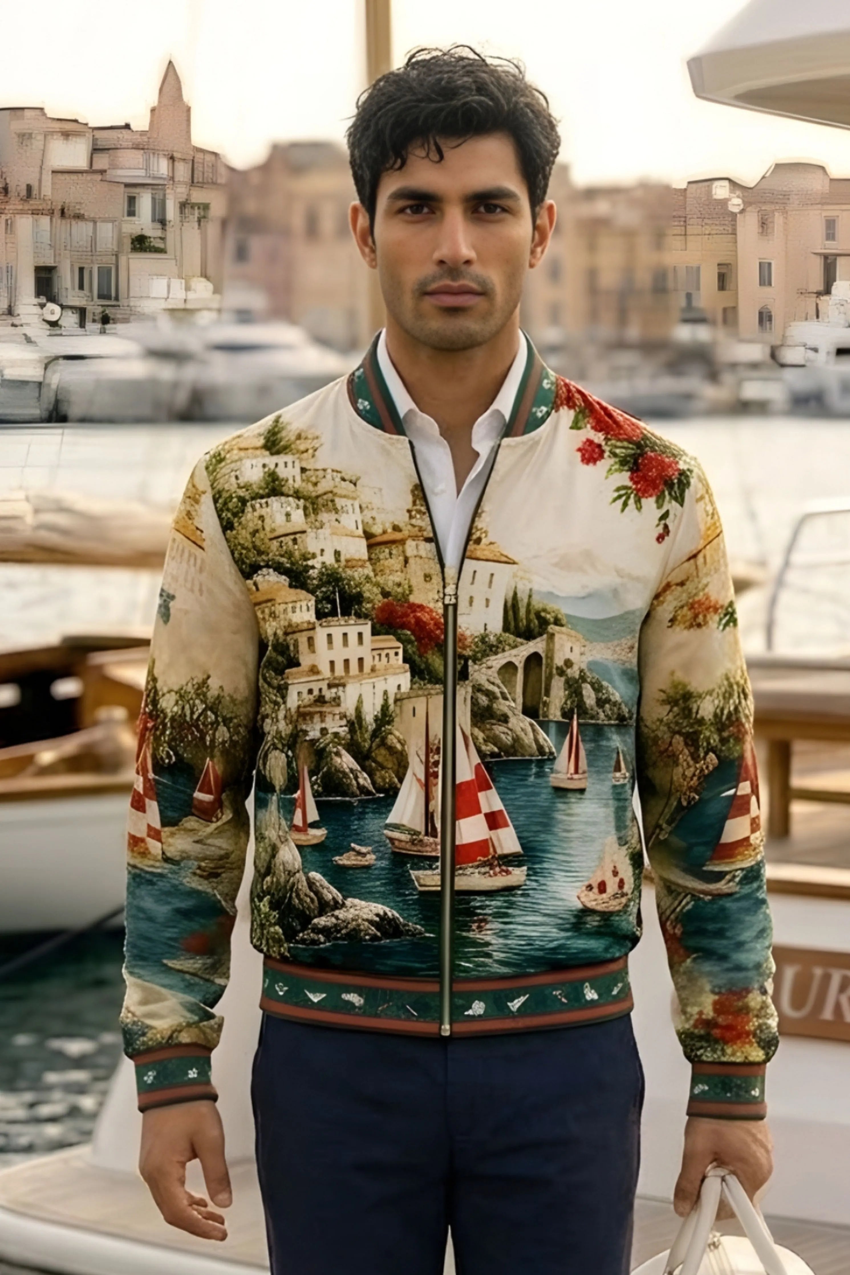 Amalfi Scenic Bomber Jacket