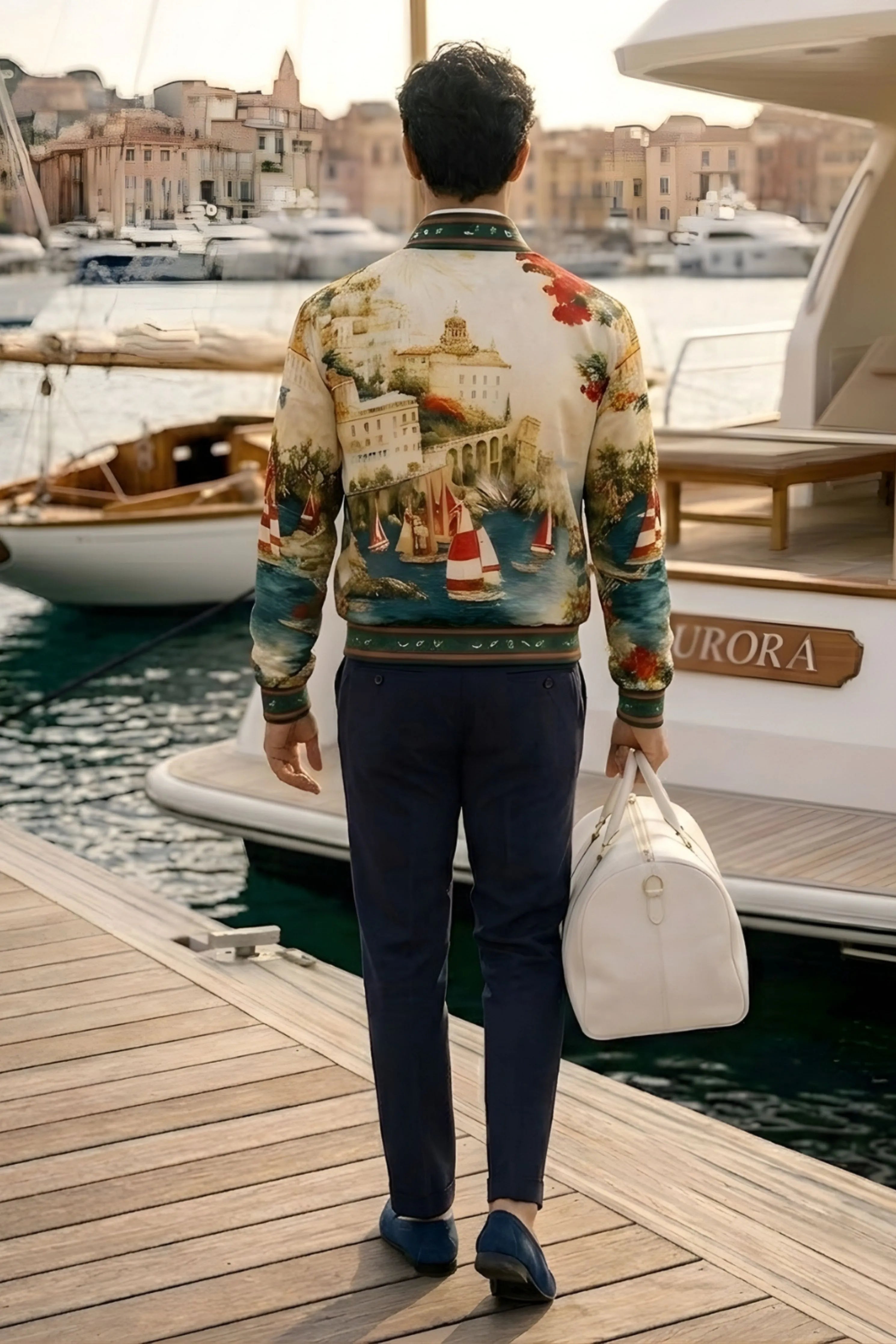 Amalfi Scenic Bomber Jacket