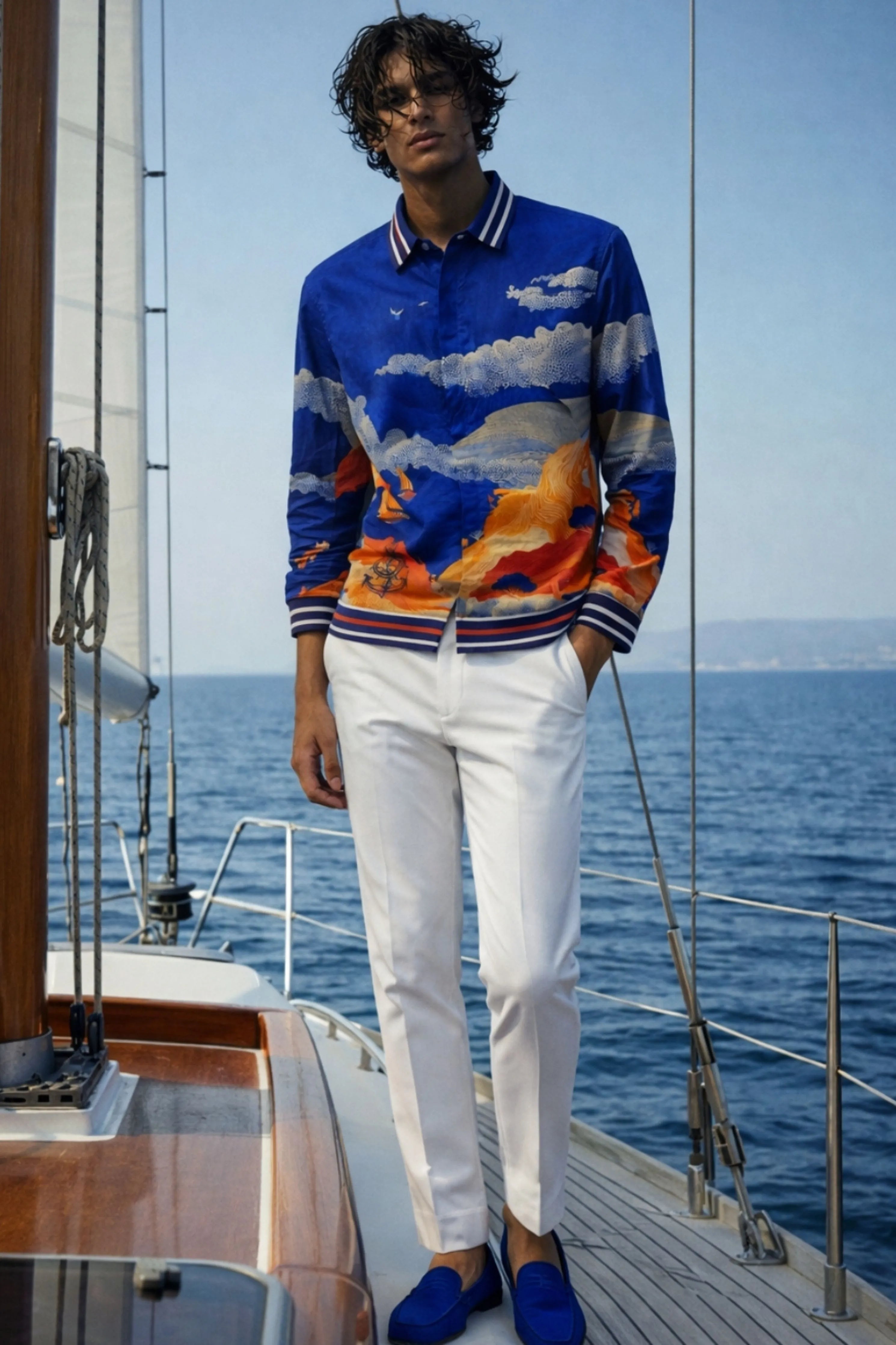 Poseidon Printed Resort Shirt