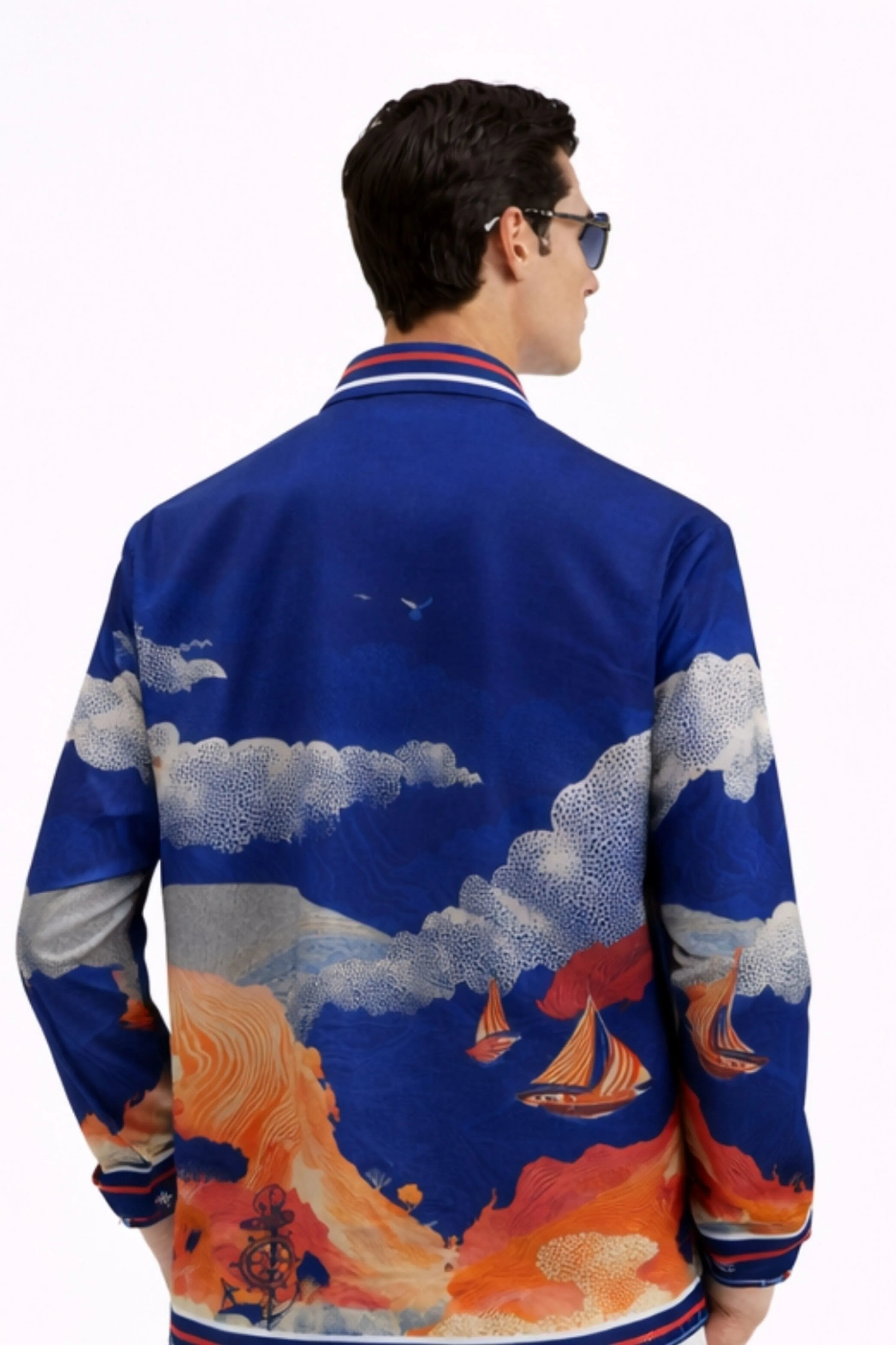 Poseidon Printed Resort Shirt
