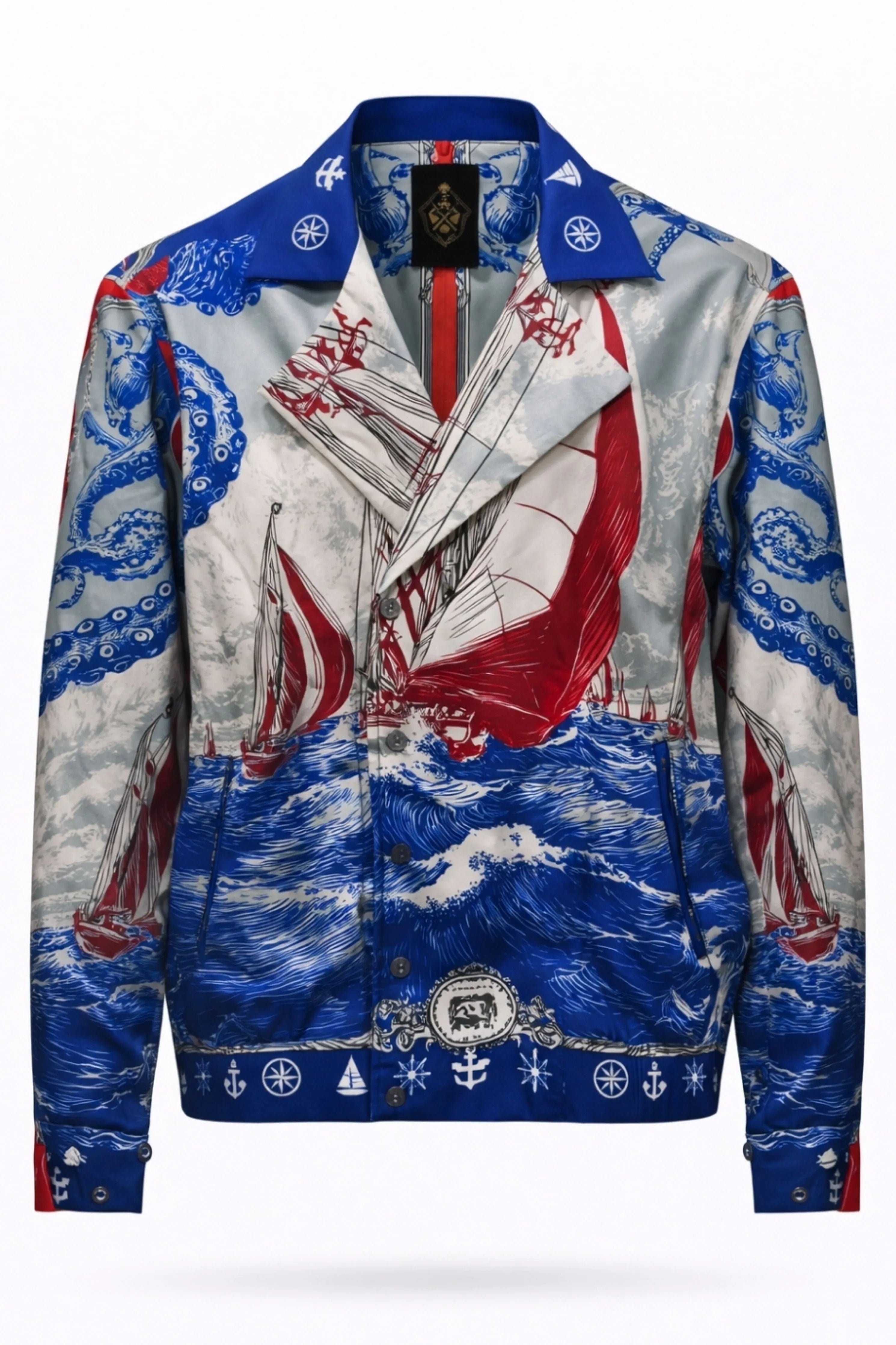 Sardinia Printed Crossover Shirt