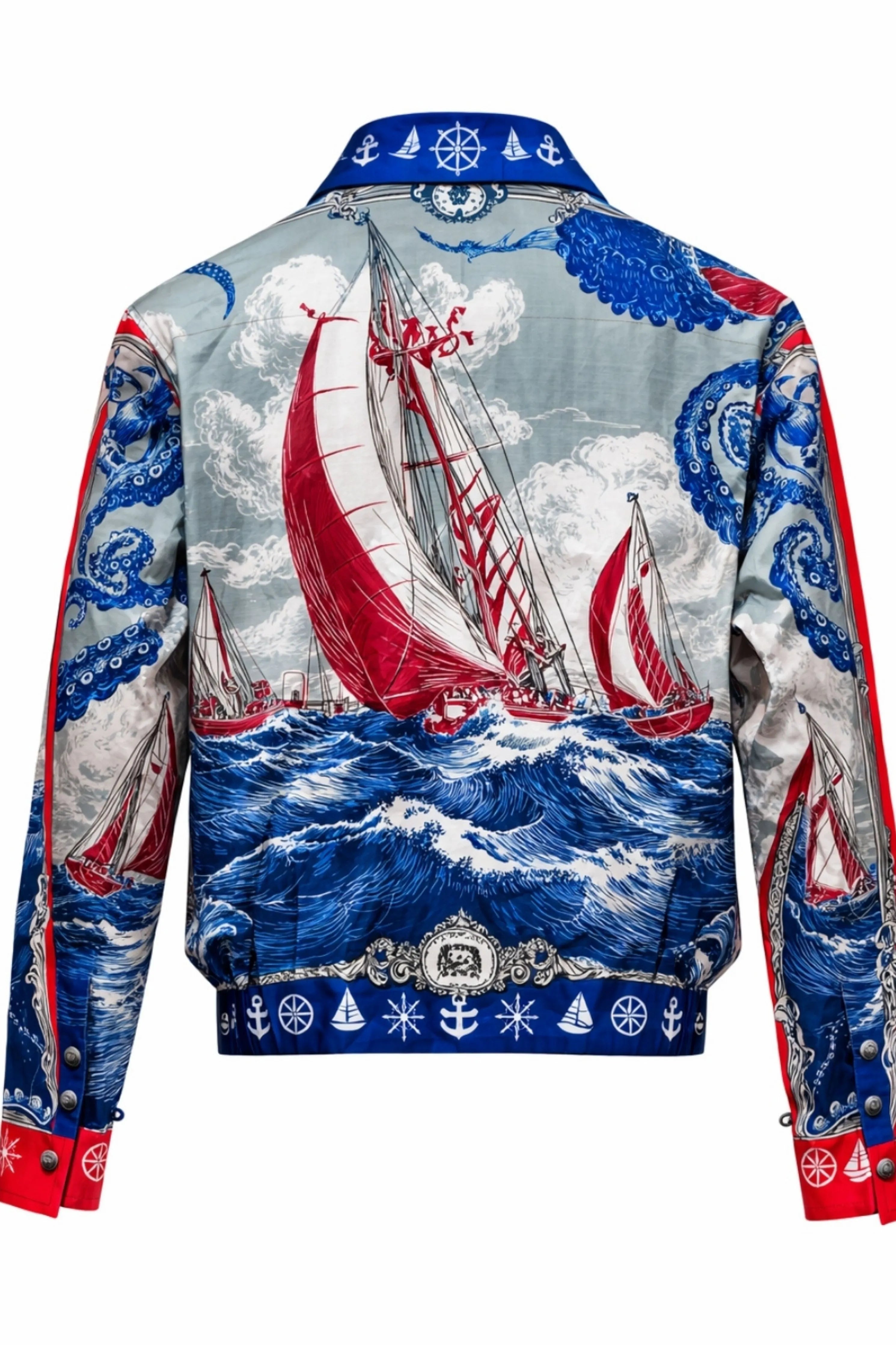 Sardinia Printed Crossover Shirt