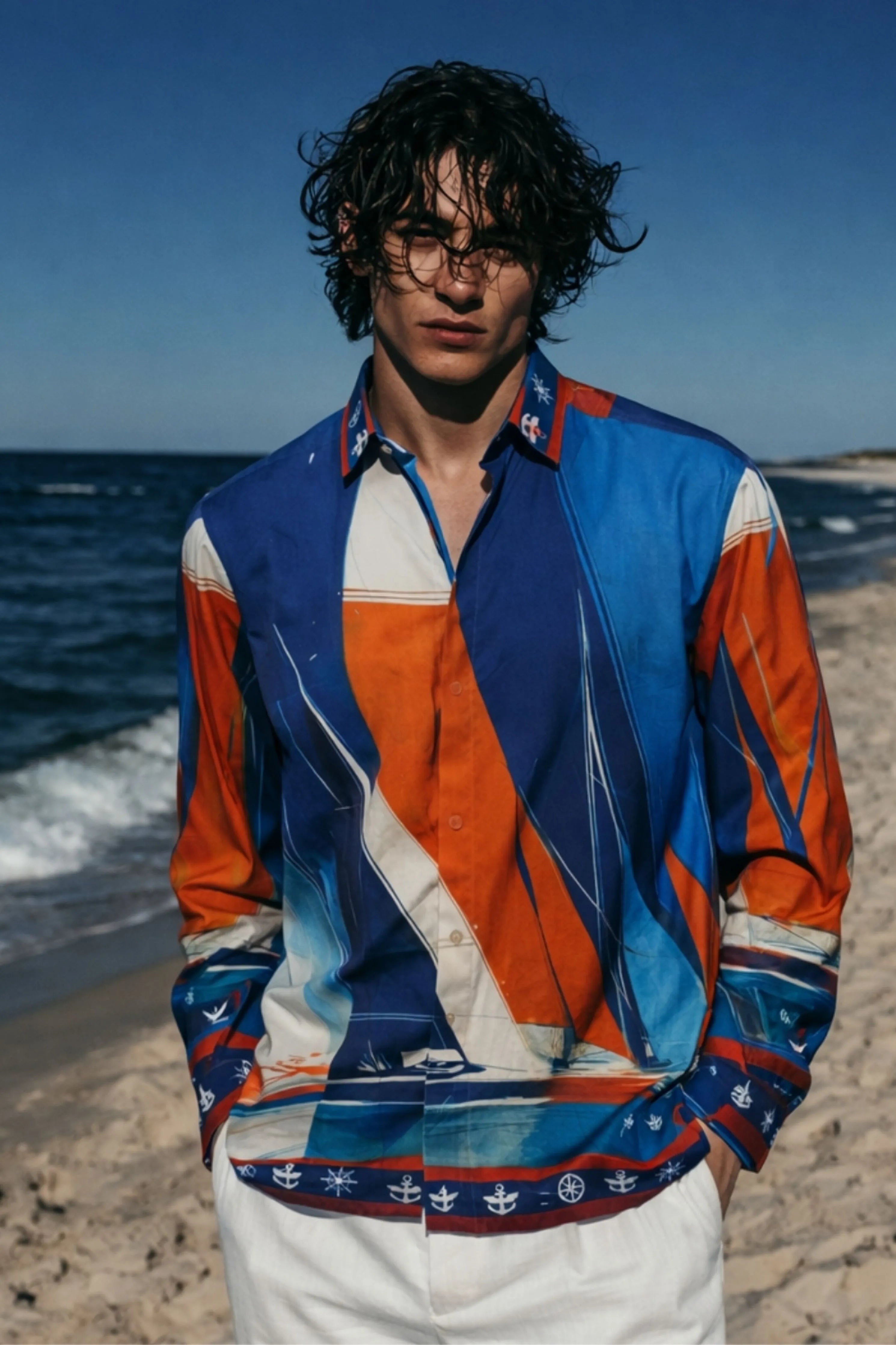 Skipper Nautical Printed Shirt