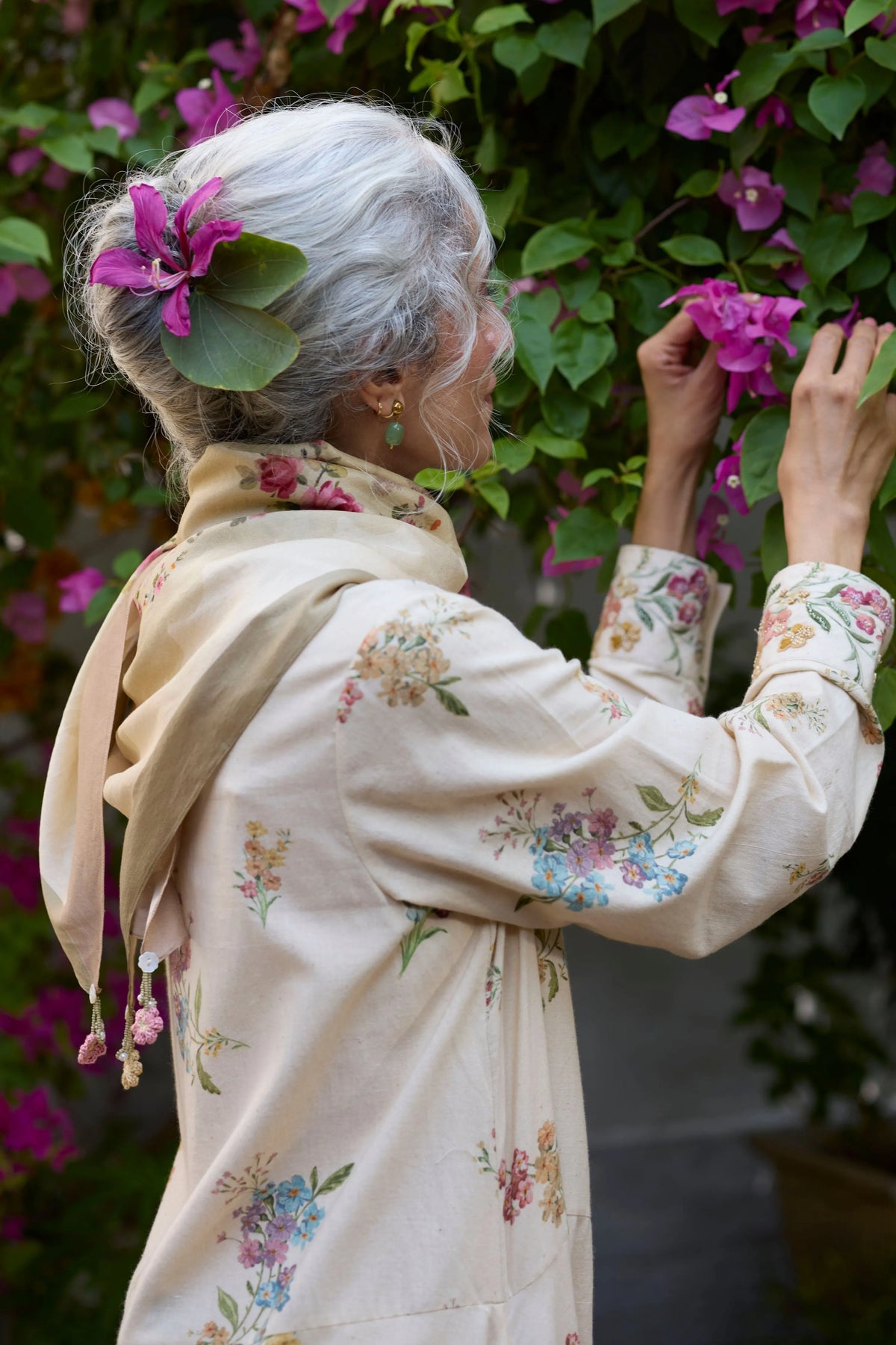 Florence Kurta Set In Ecru
