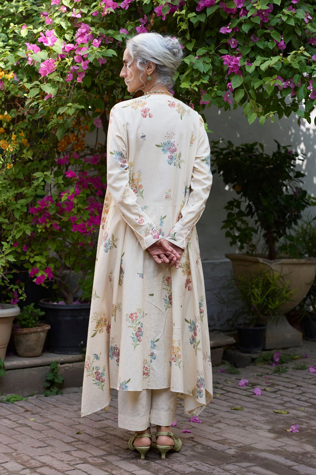 Florence Kurta Set In Ecru