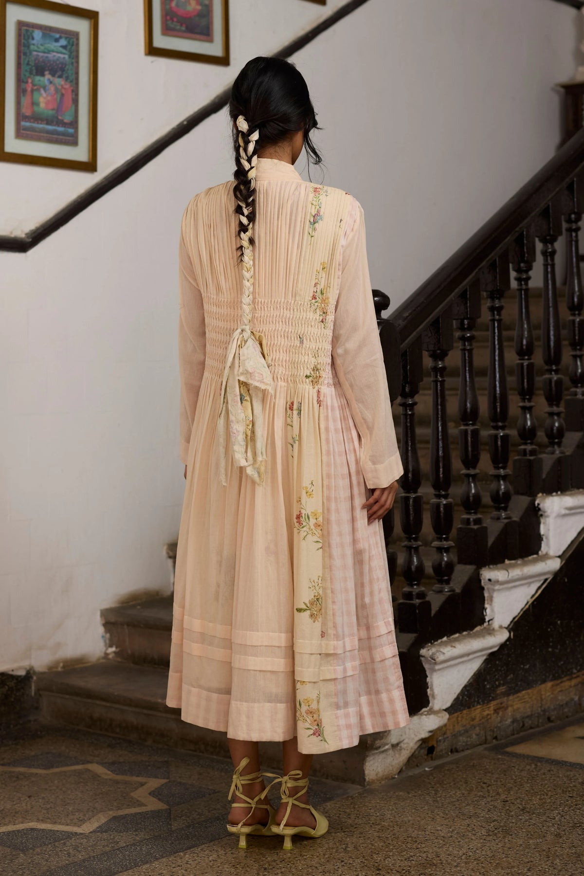 Amane Tunic Set In Peach
