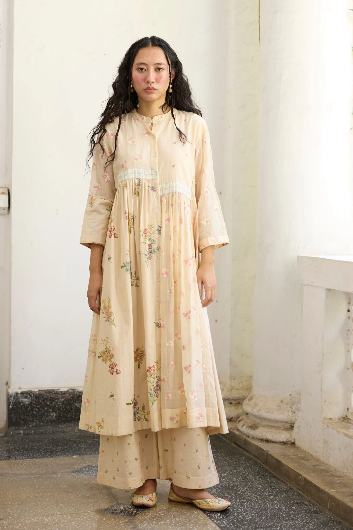 Raye Tunic Set Ecru