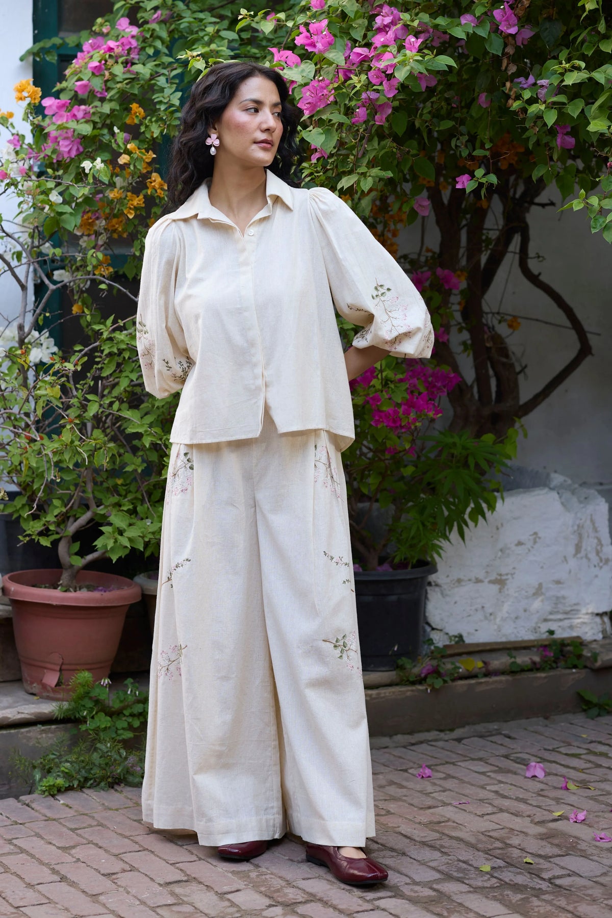 Romily Co-ord Set In Ecru