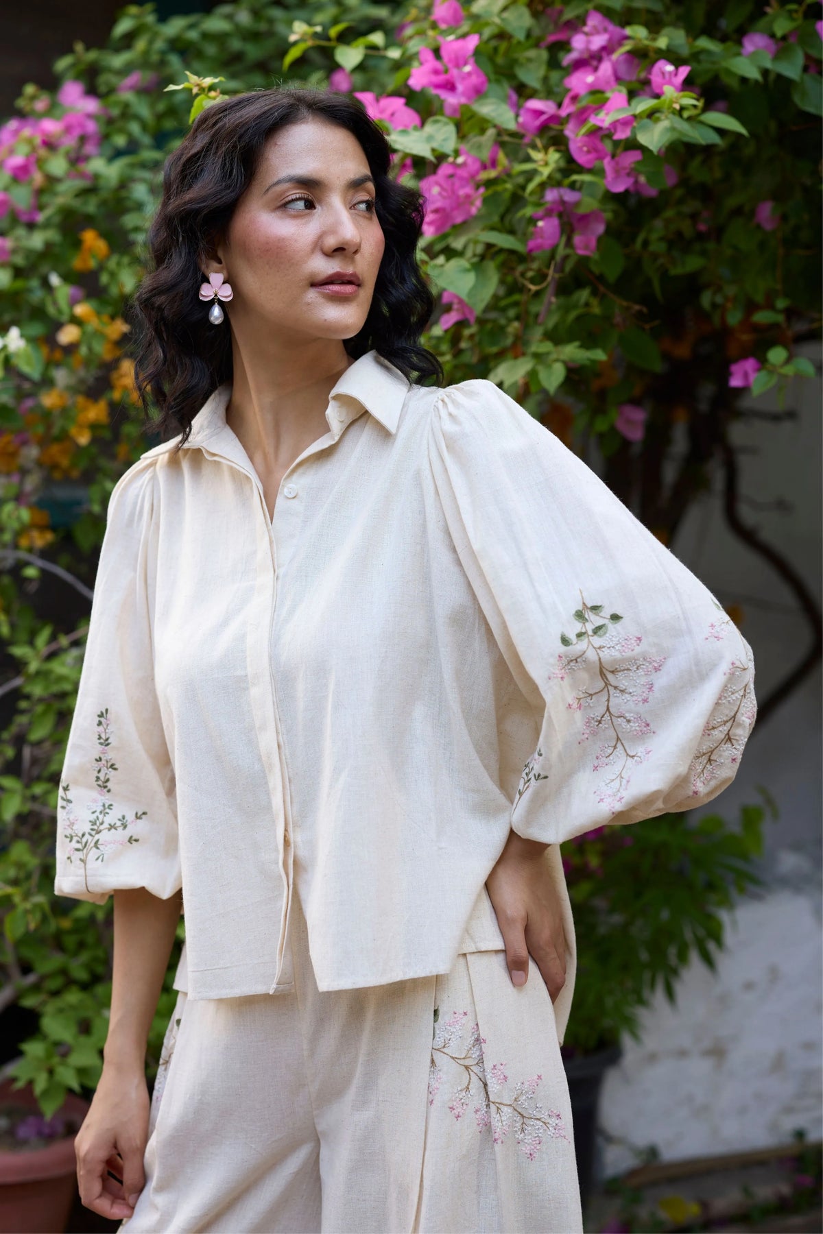 Romily Co-ord Set In Ecru