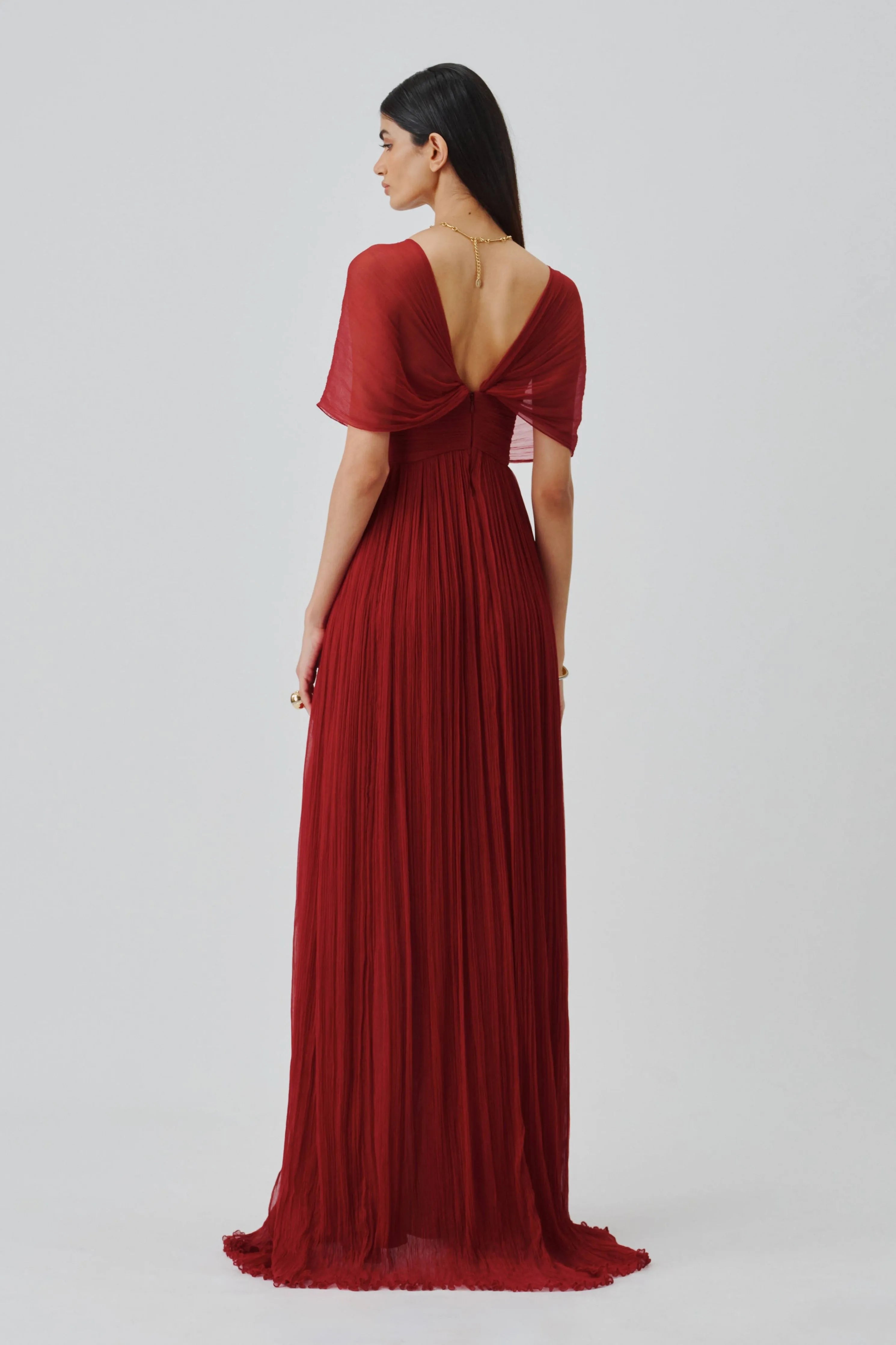 Scarlet Muse Ruched Gown