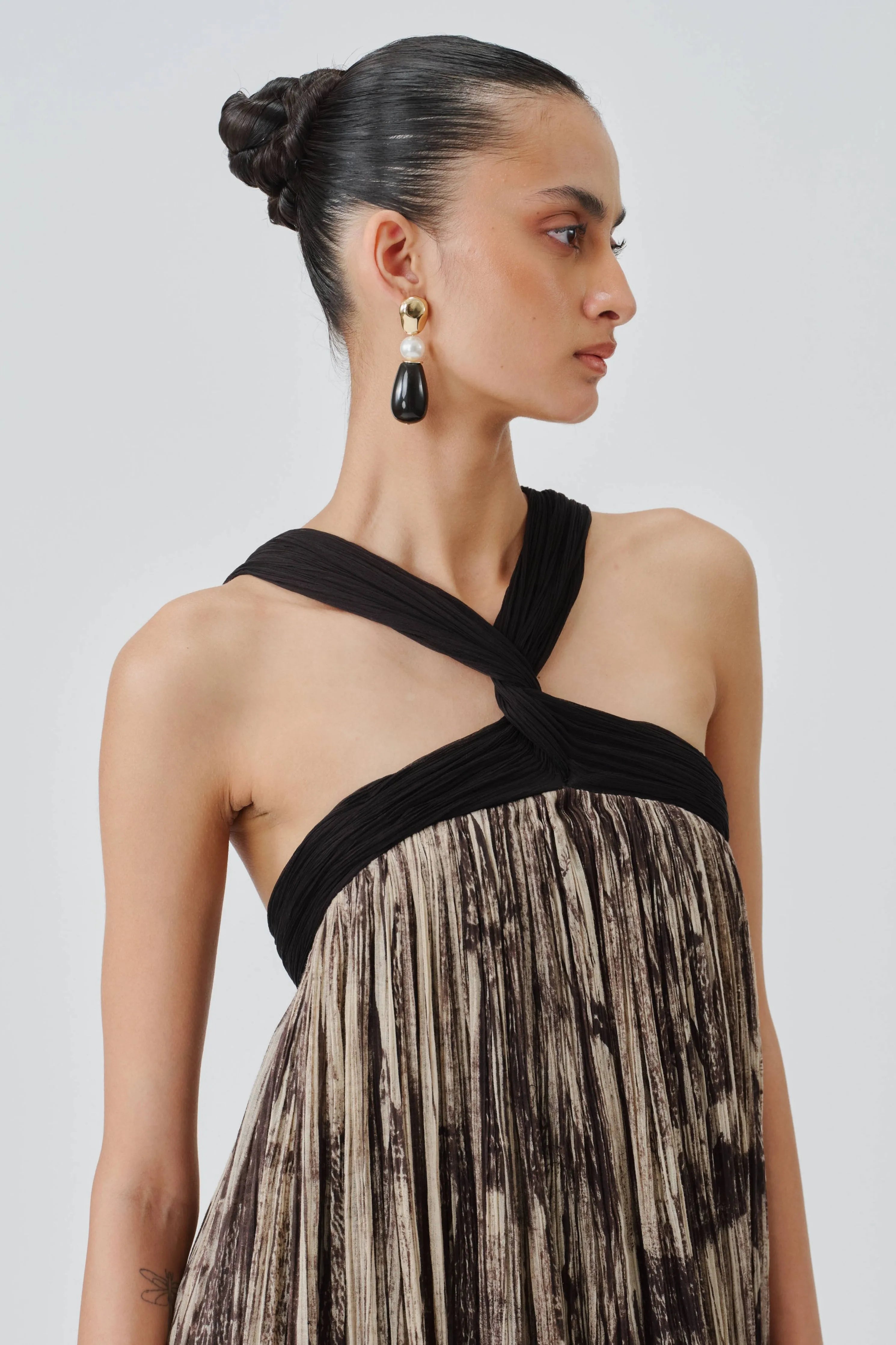 Dusk mulmul dress