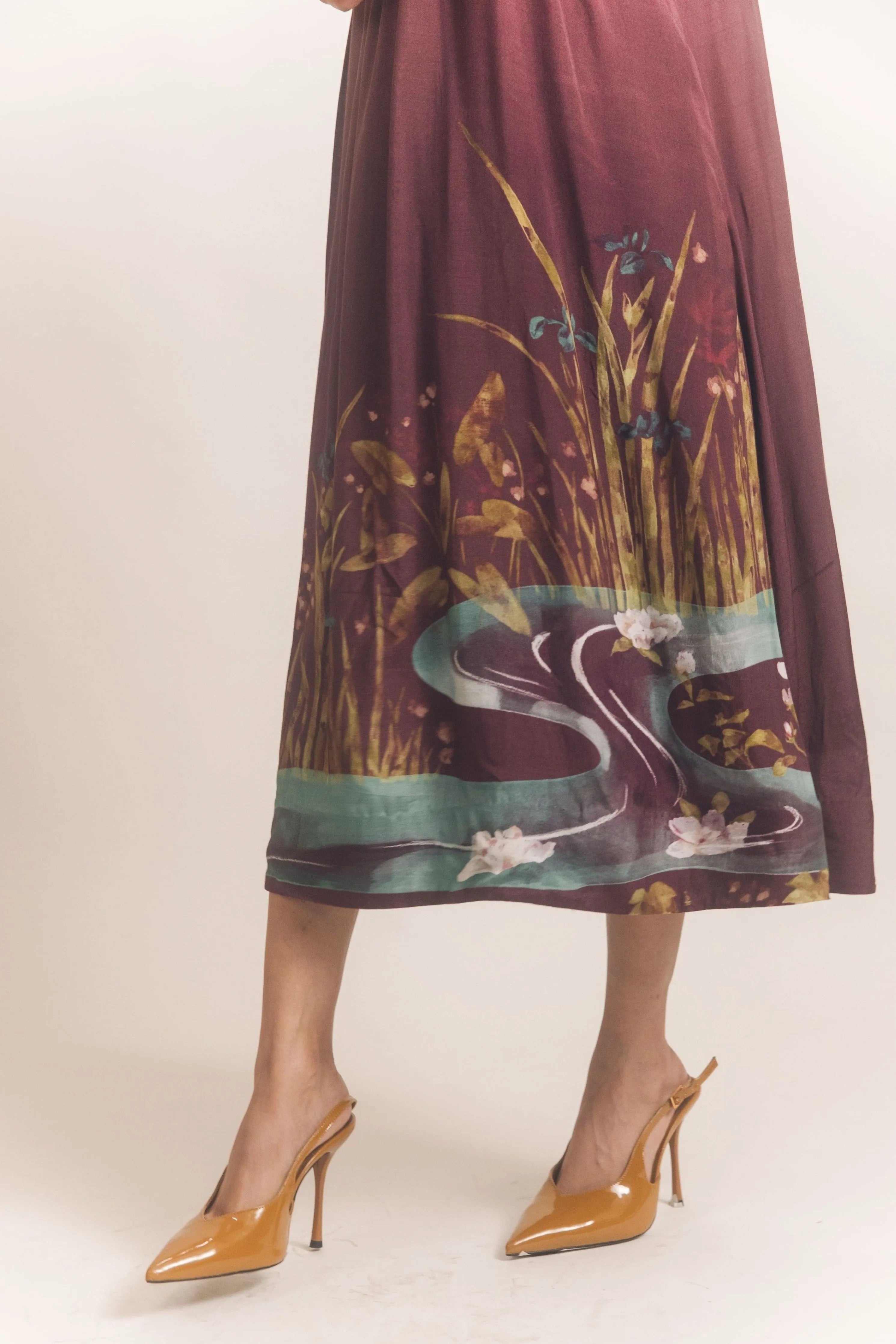 Malaiya Dress Wine