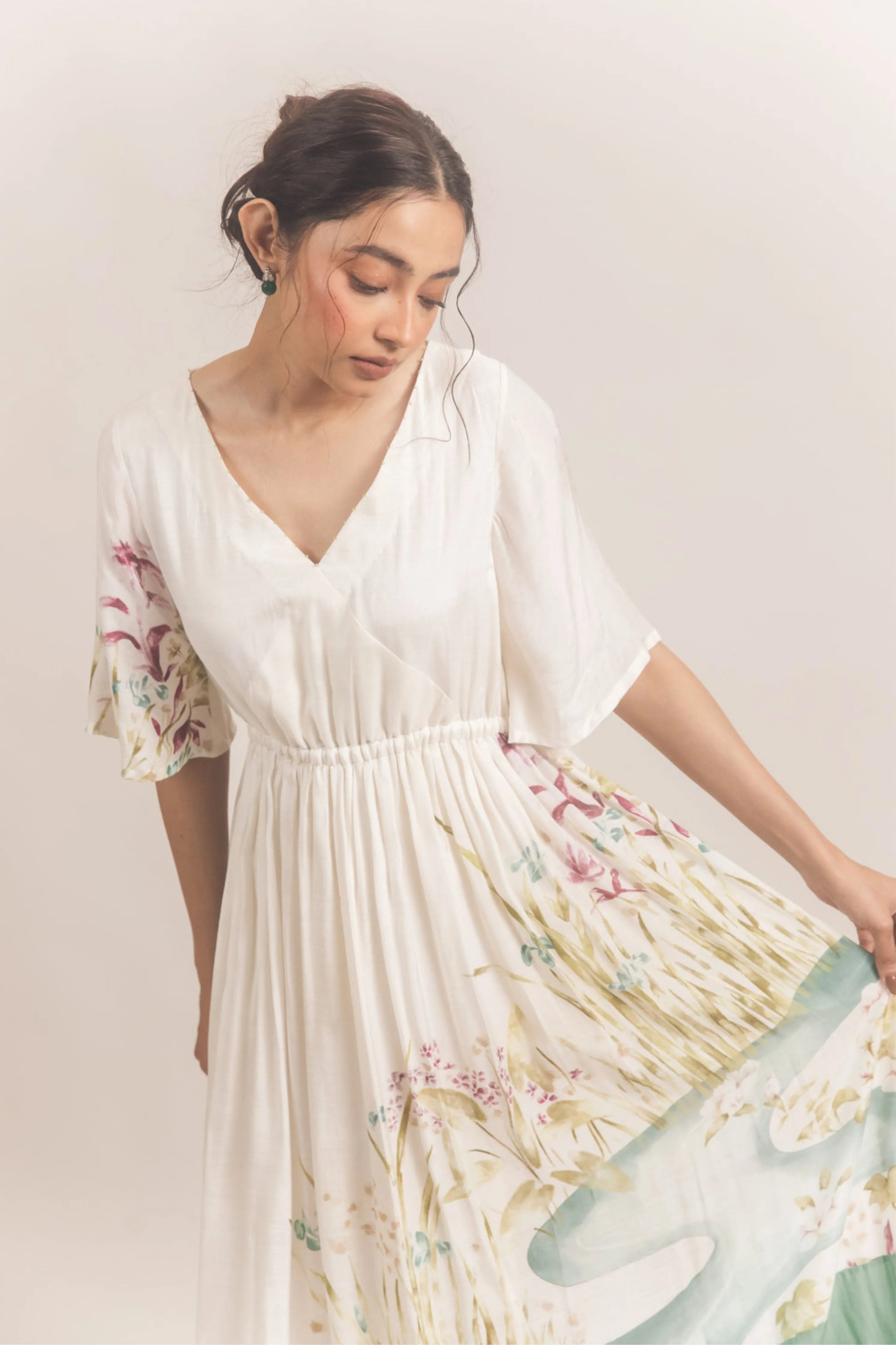 Tier Dress White