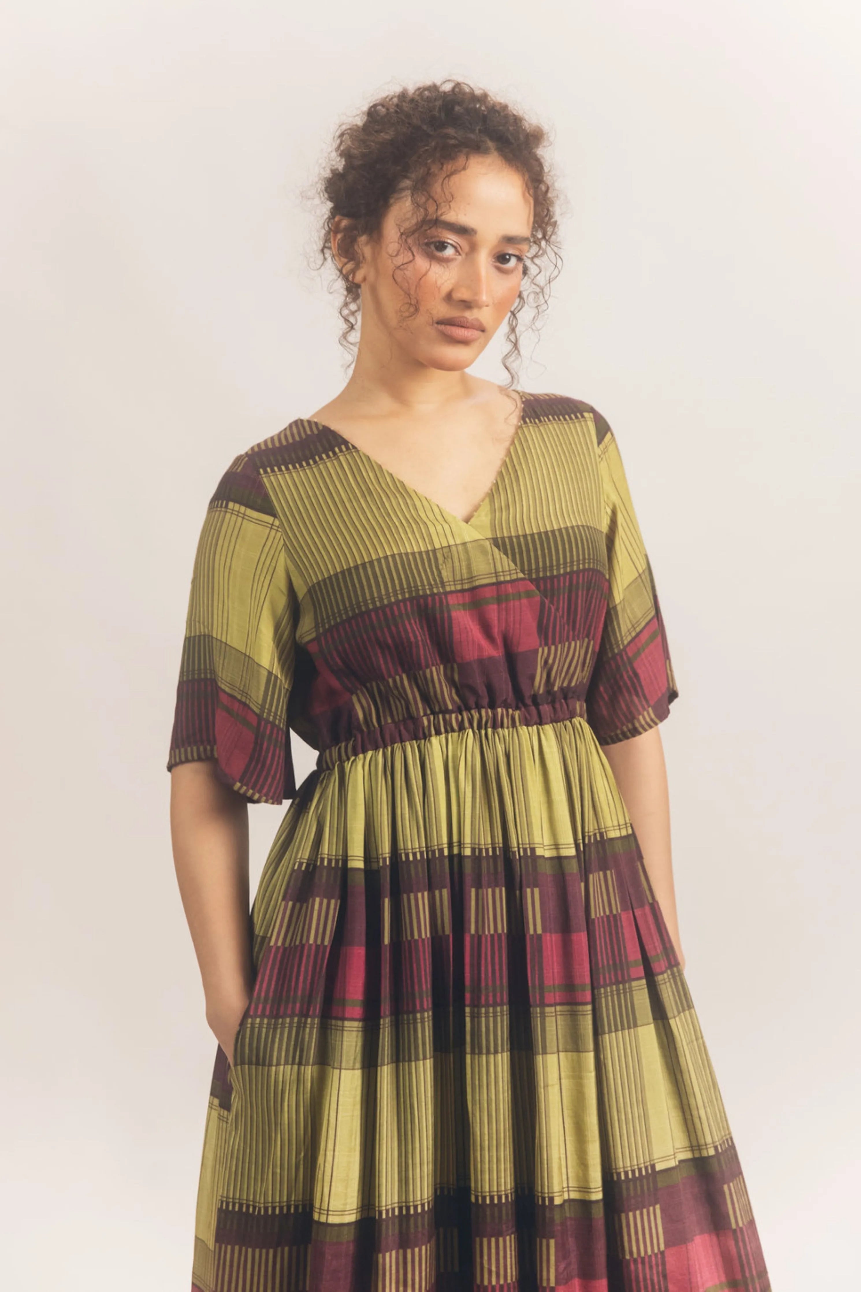 Tier Dress Wine