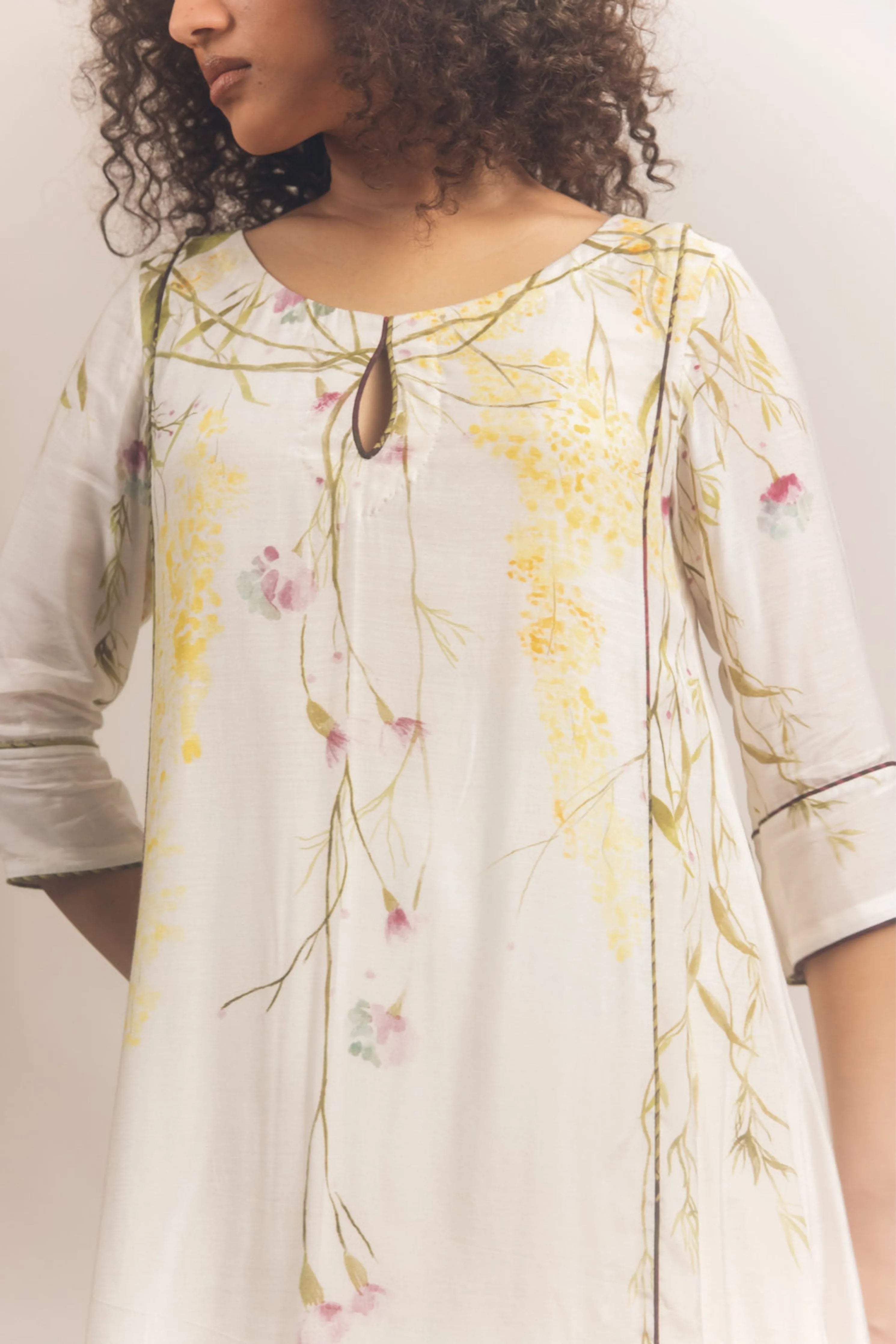 Sienna Kurta Set White