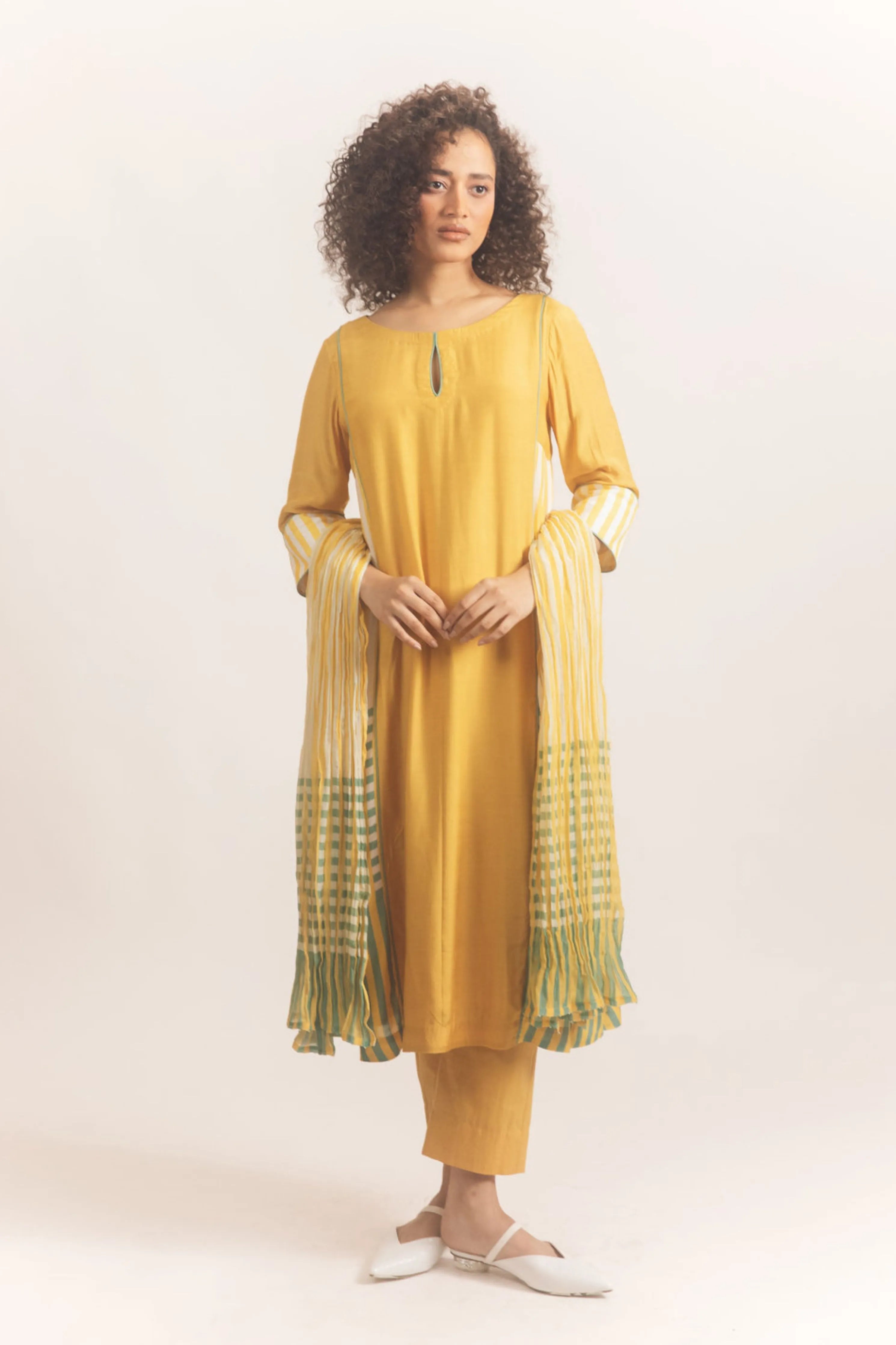 Sienna Kurta Set Yellow