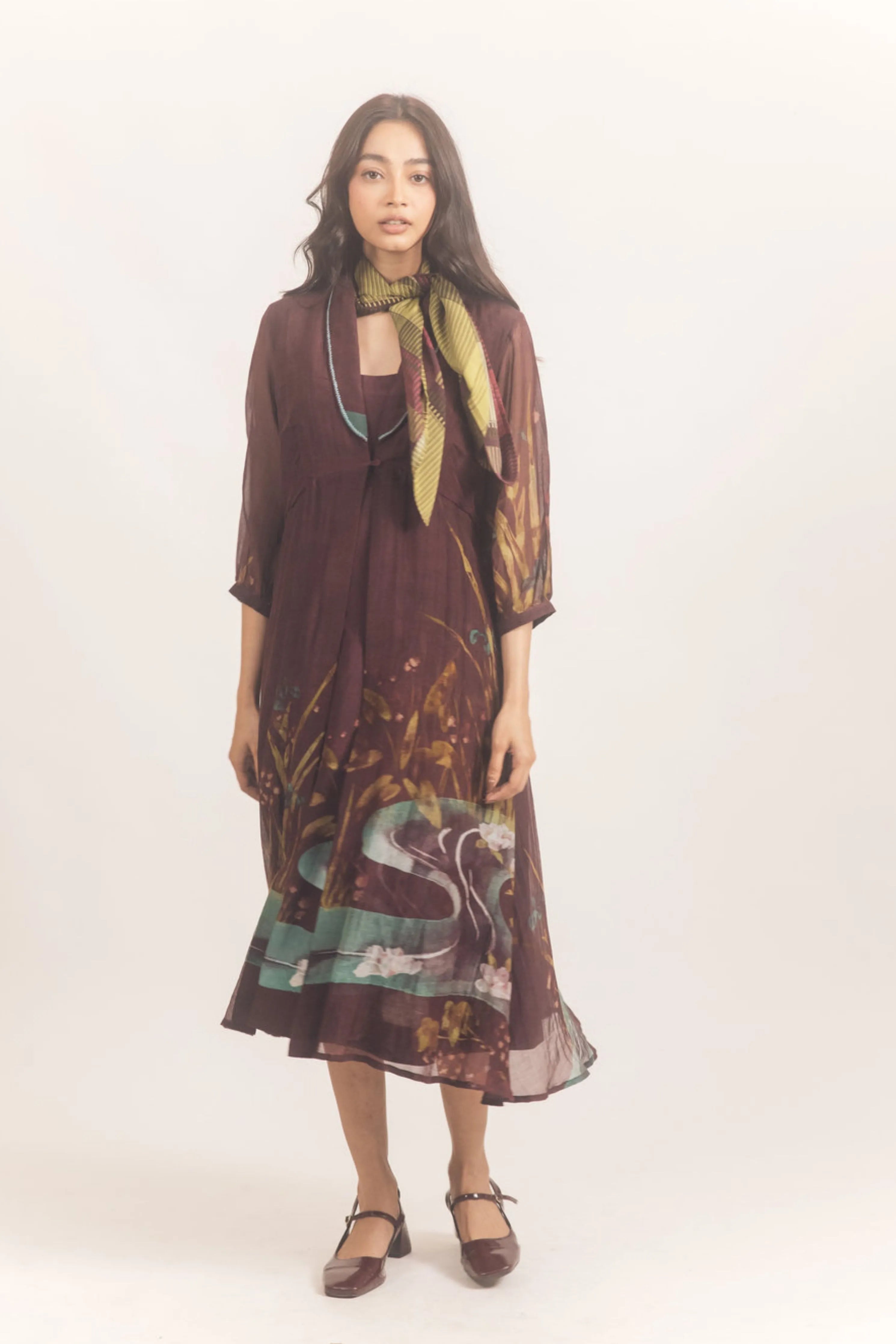 Aurora Jacket Set Wine