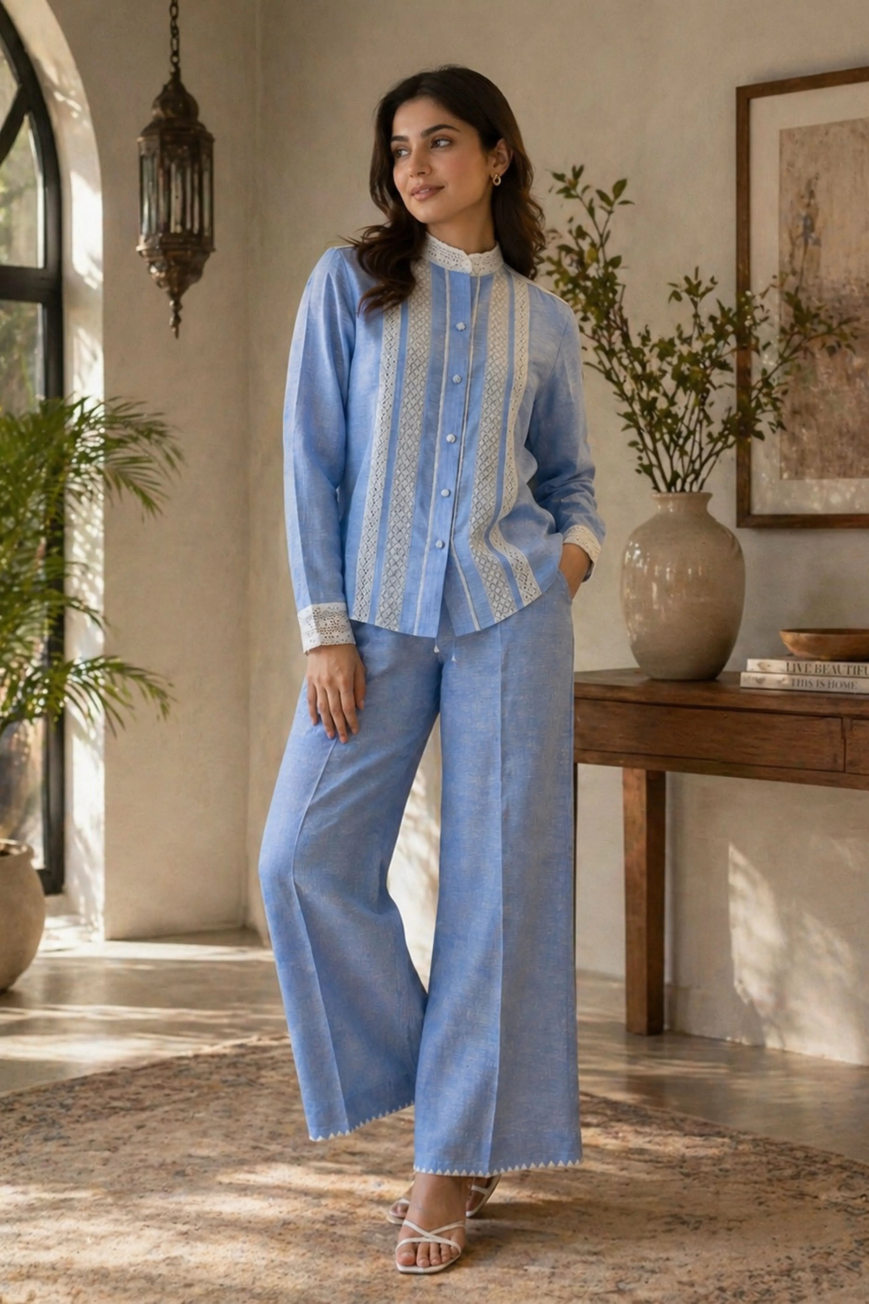 Azure Élan Co-Ord Set