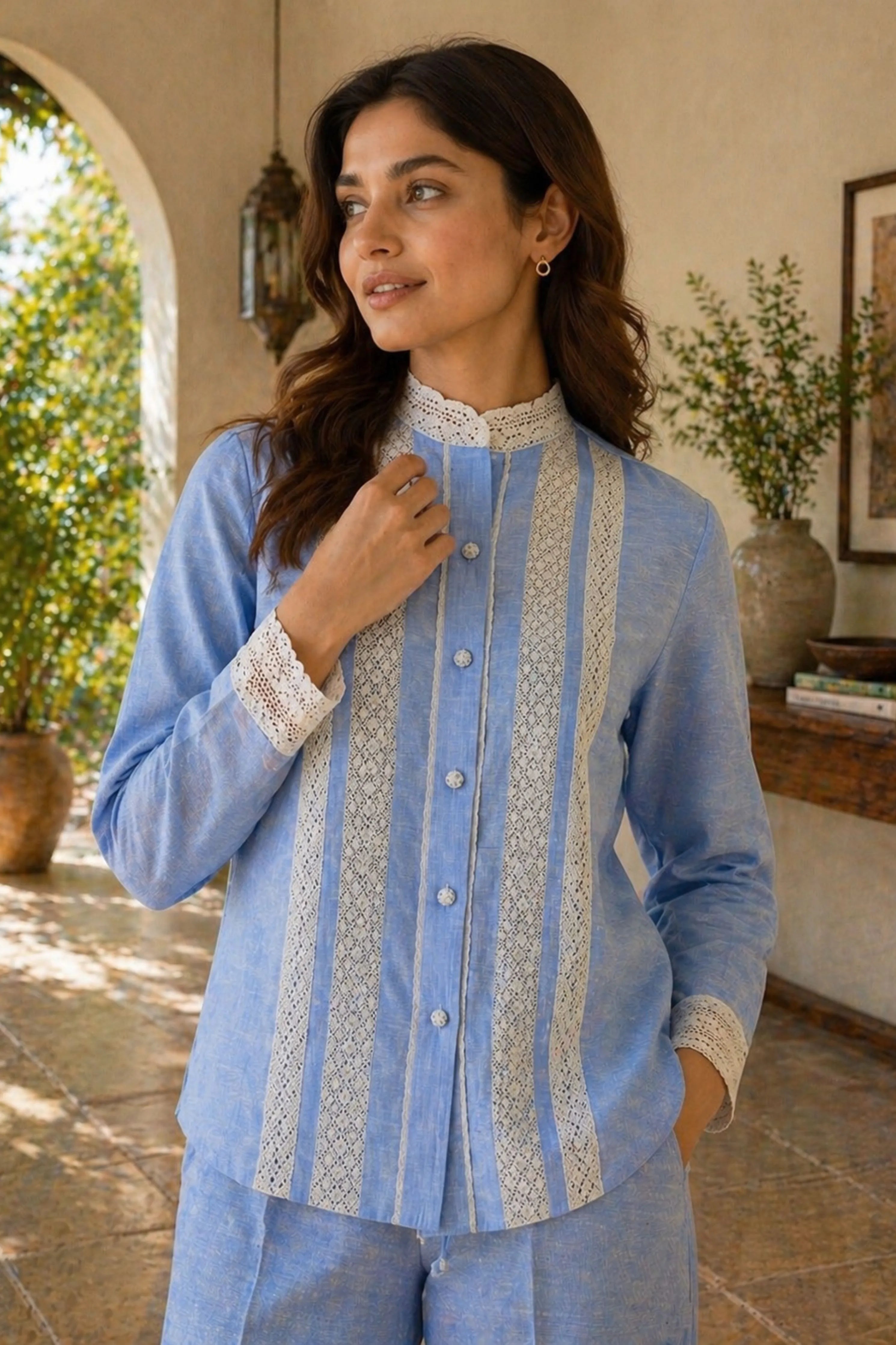 Azure Élan Co-Ord Set