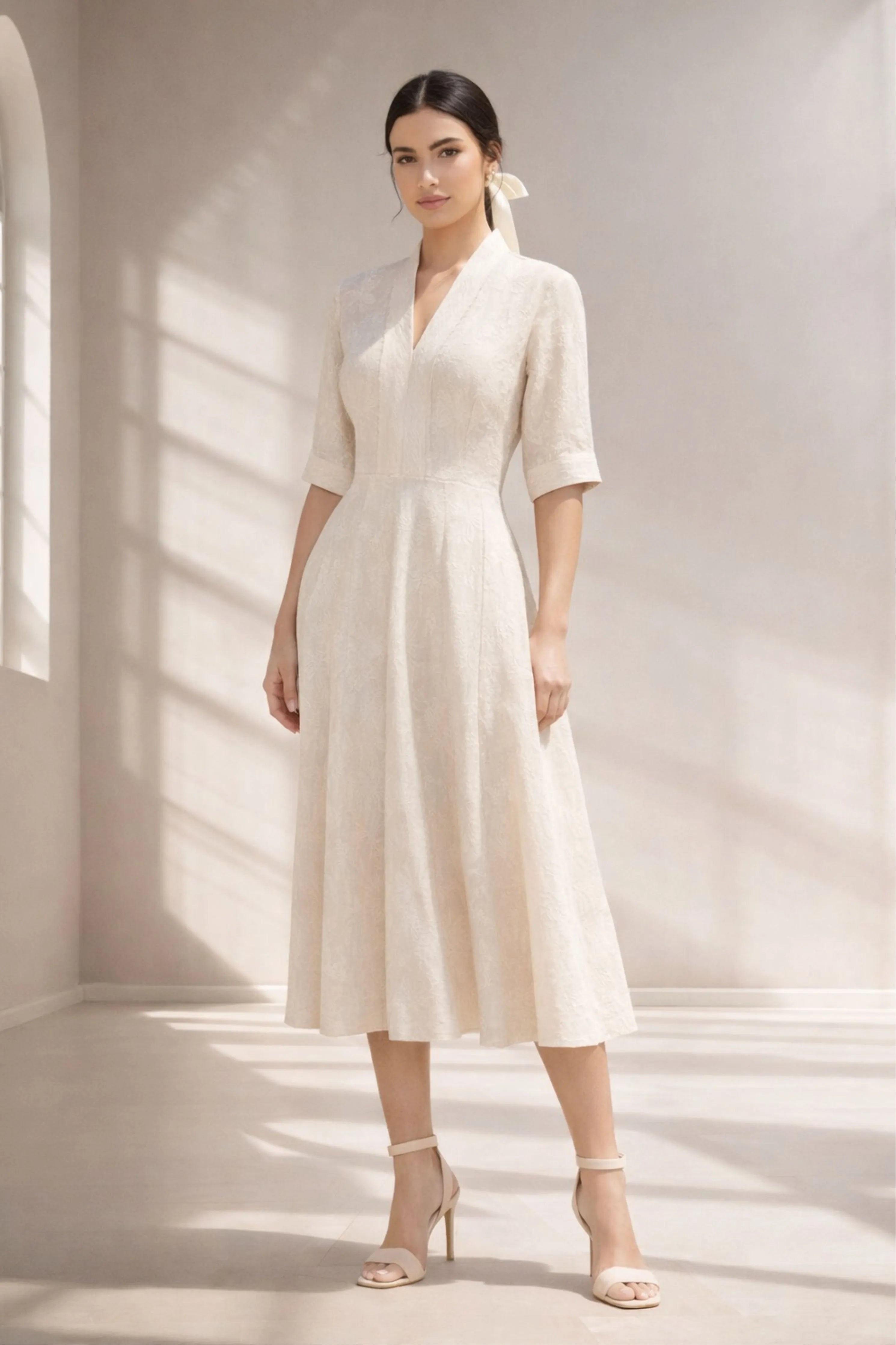 Ivory Heirloom Lace Dress