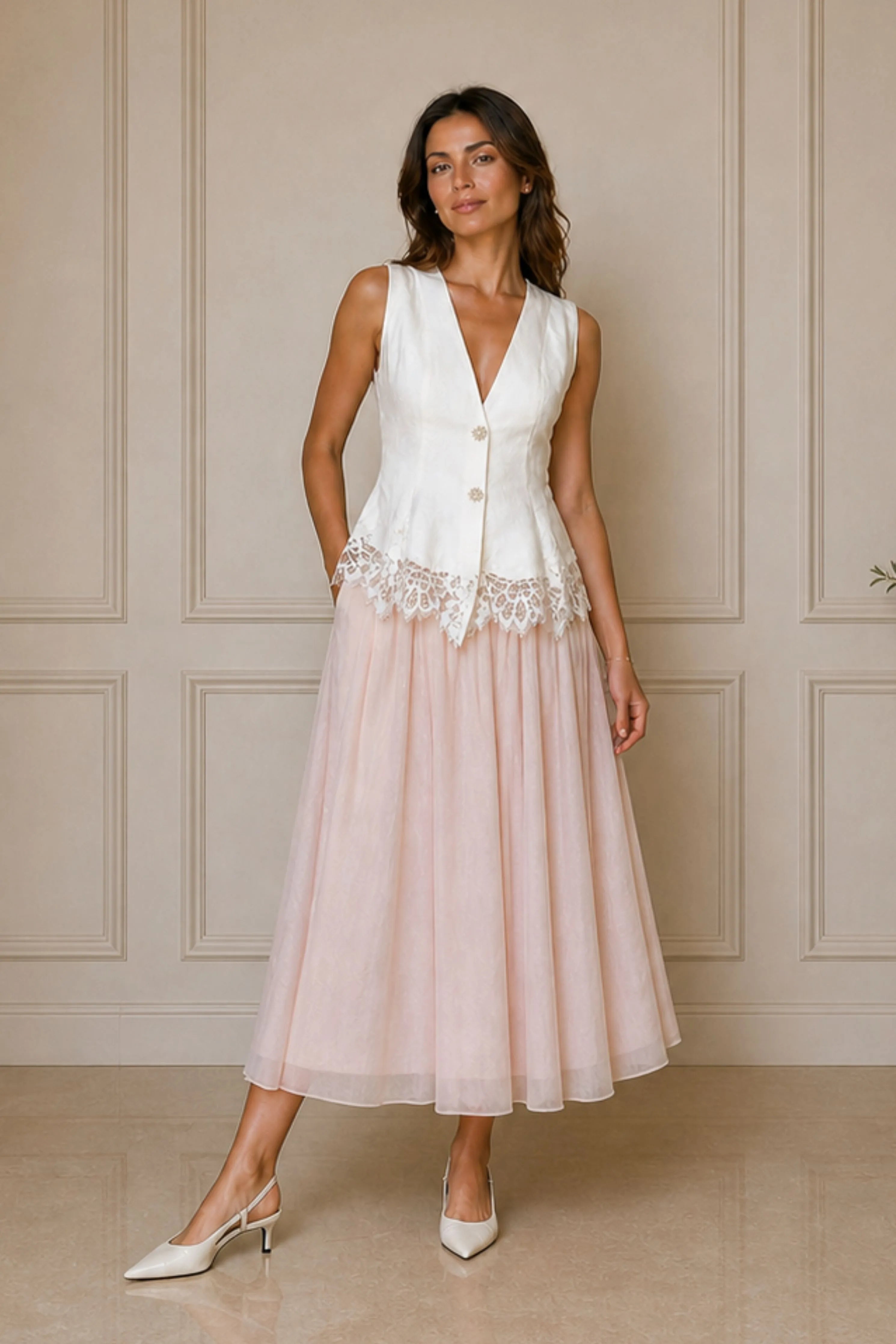 Céliane Chiffon Skirt