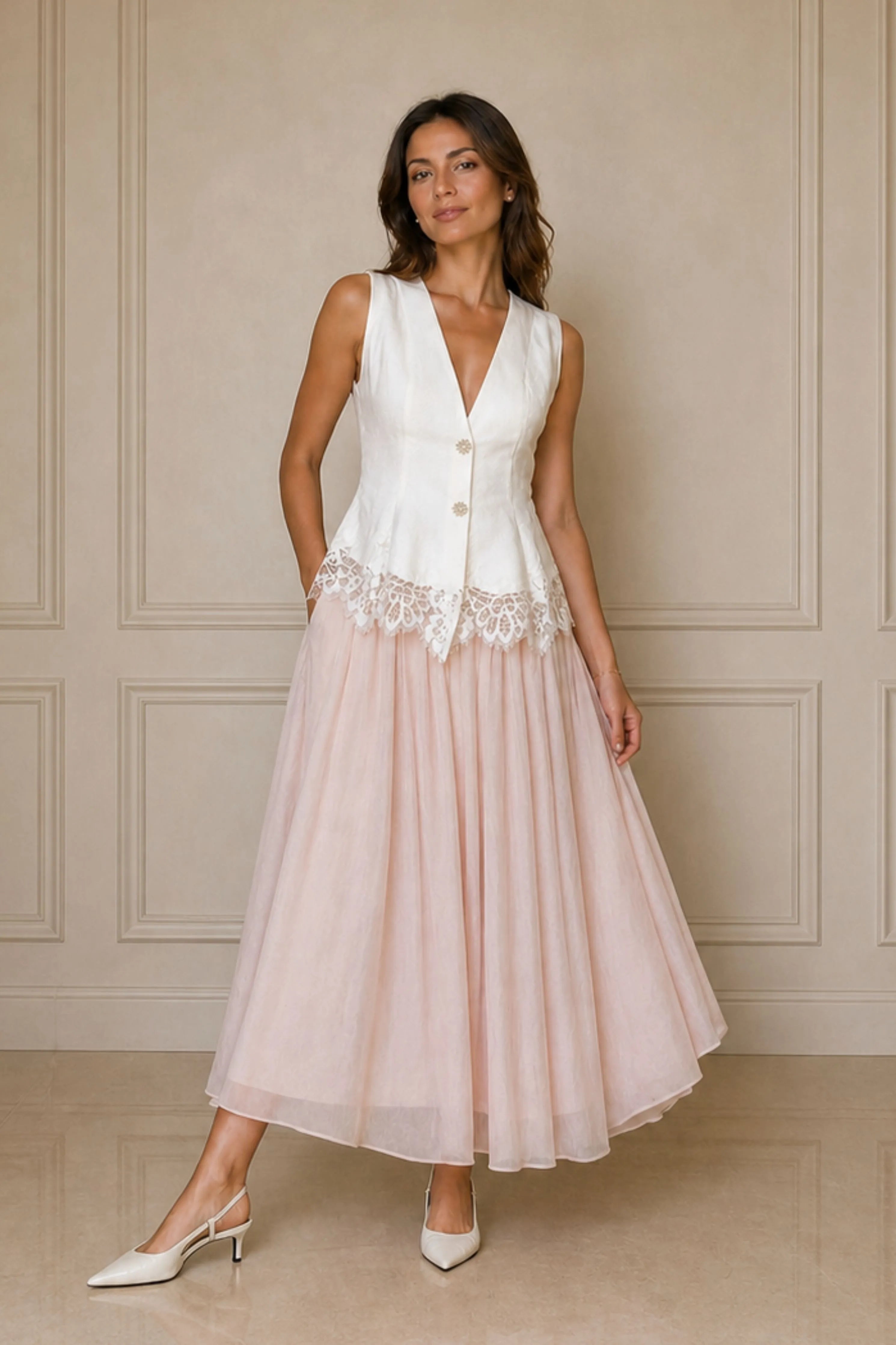 Céliane Chiffon Skirt