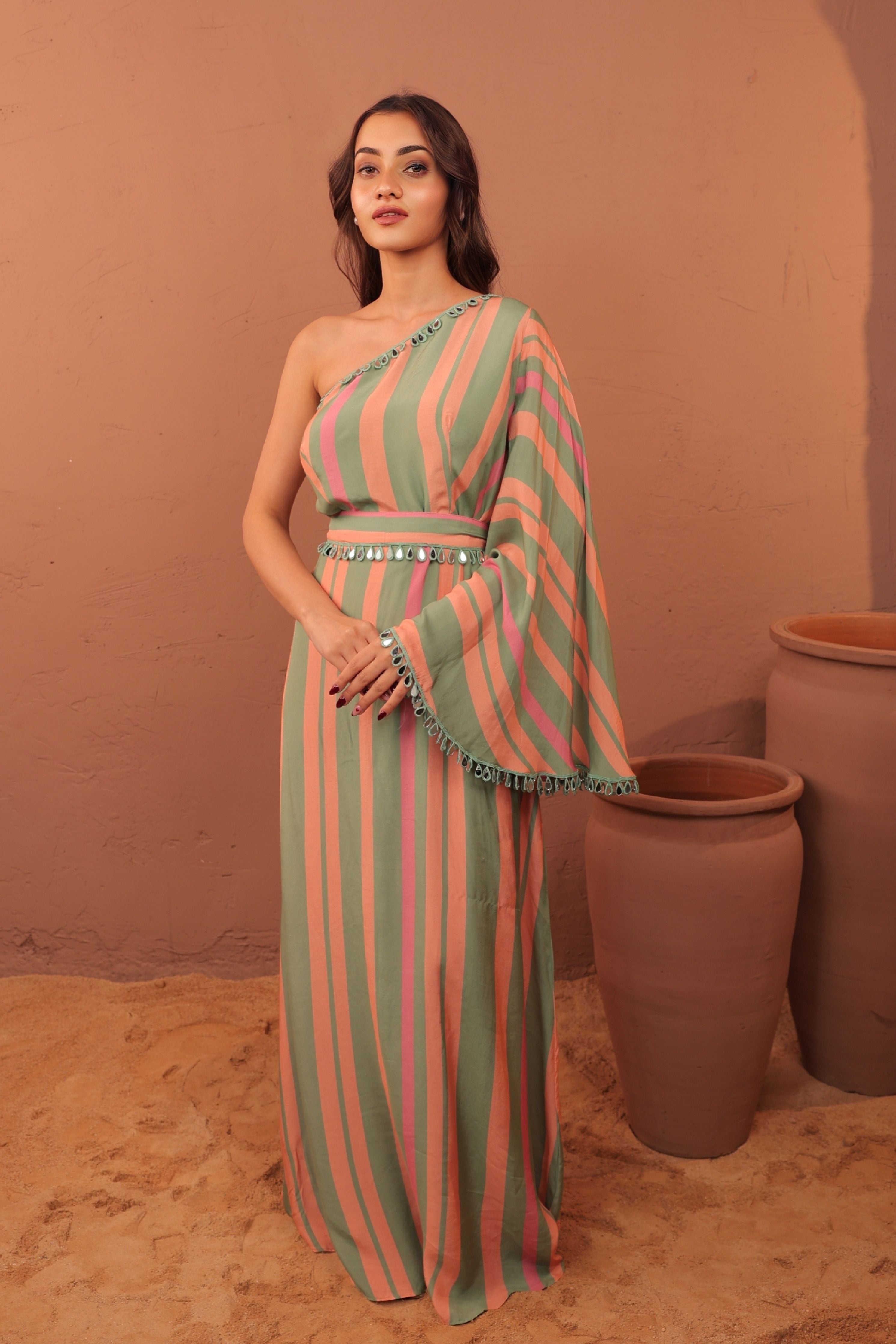 Cassata One Shoulder Dress