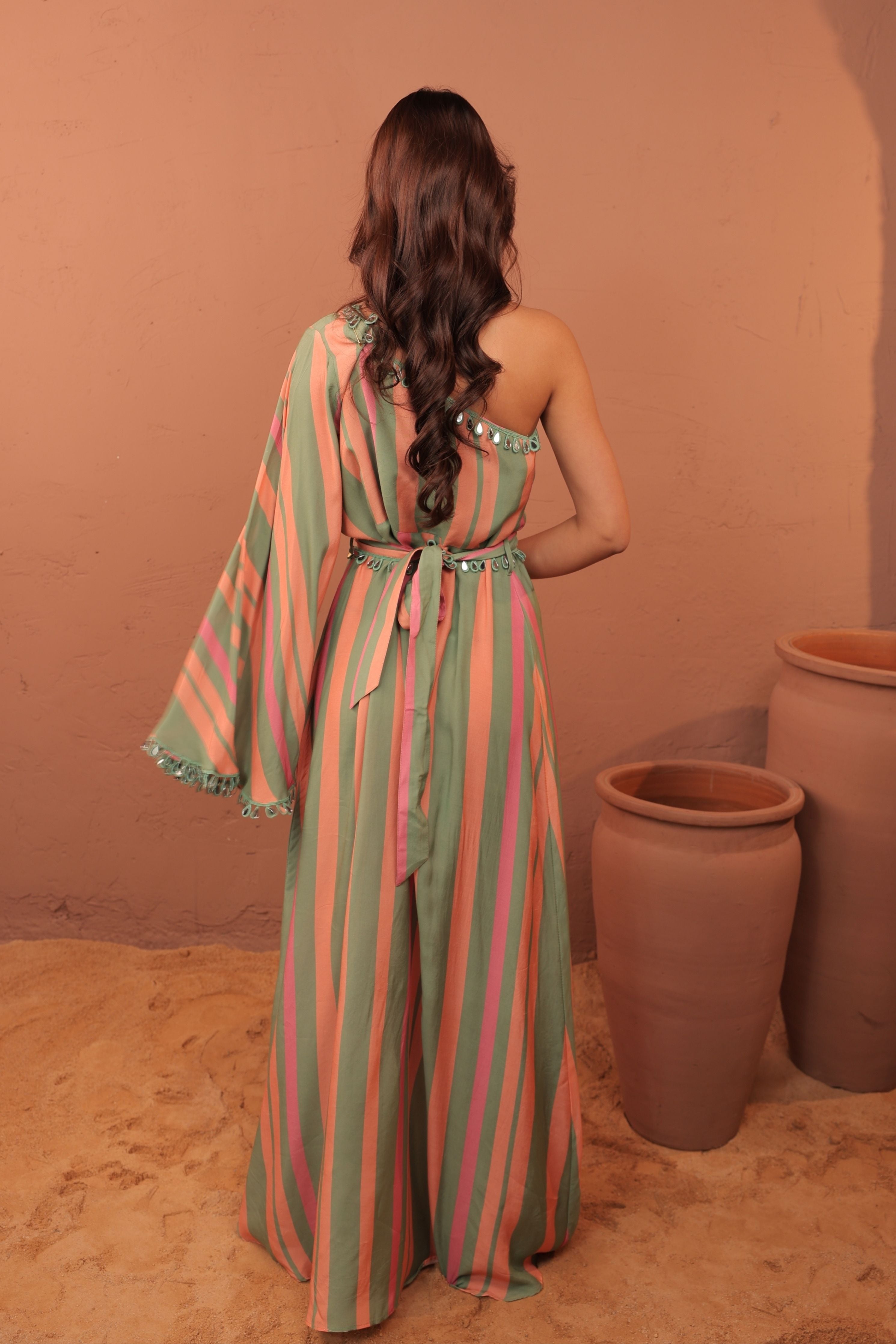 Cassata One Shoulder Dress