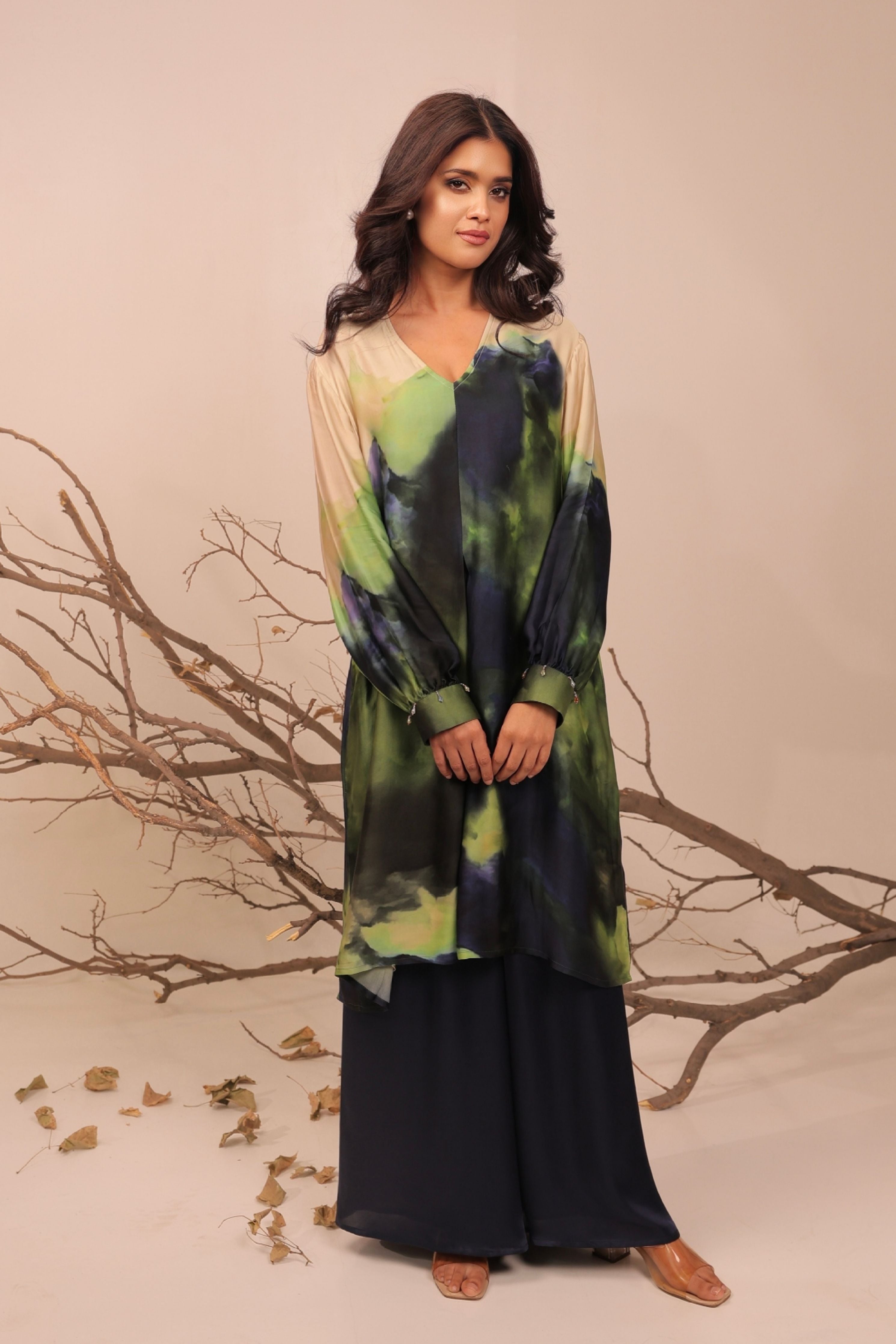 Jheel A-Line Tunic Set