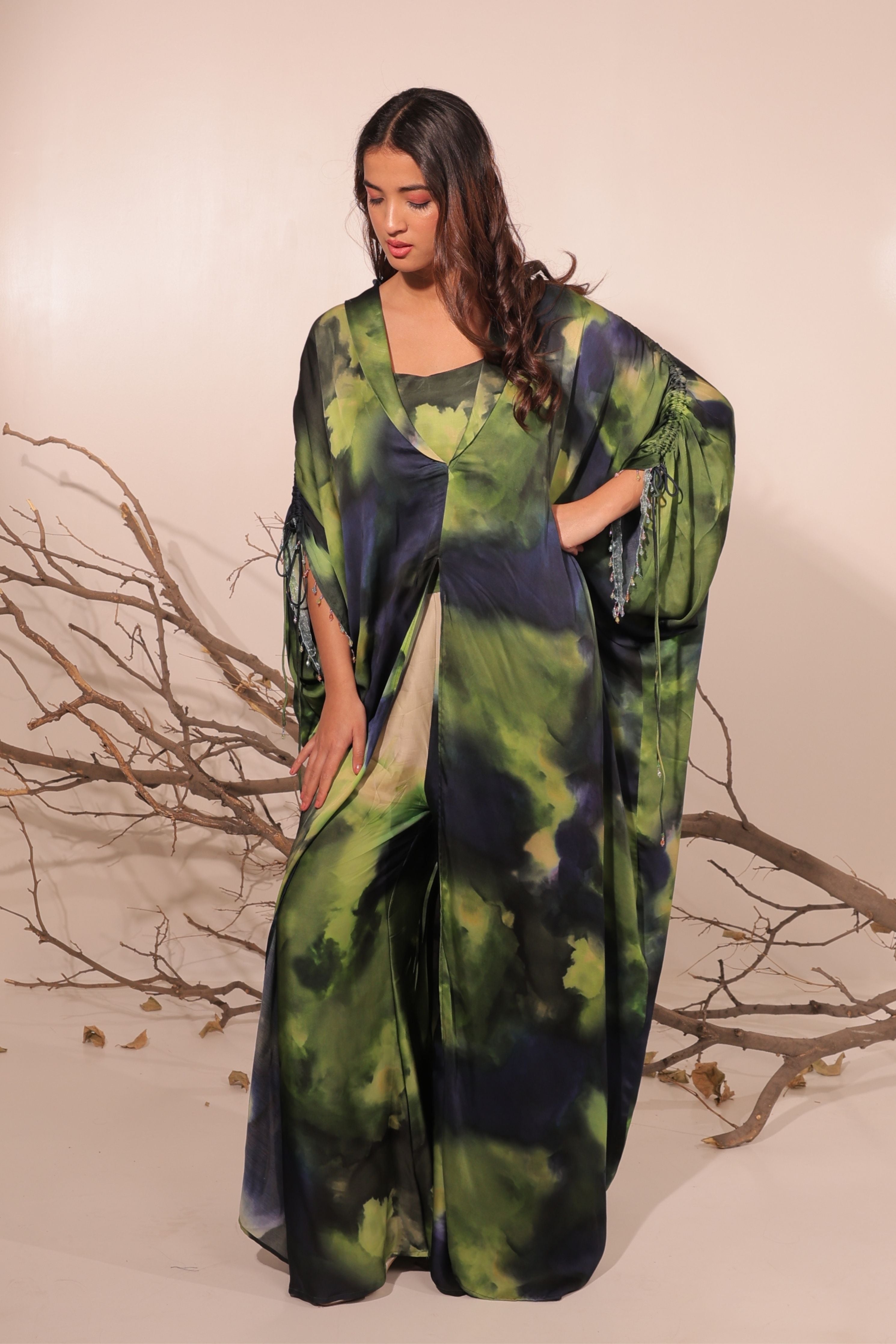 Jheel Long Kaftan Set