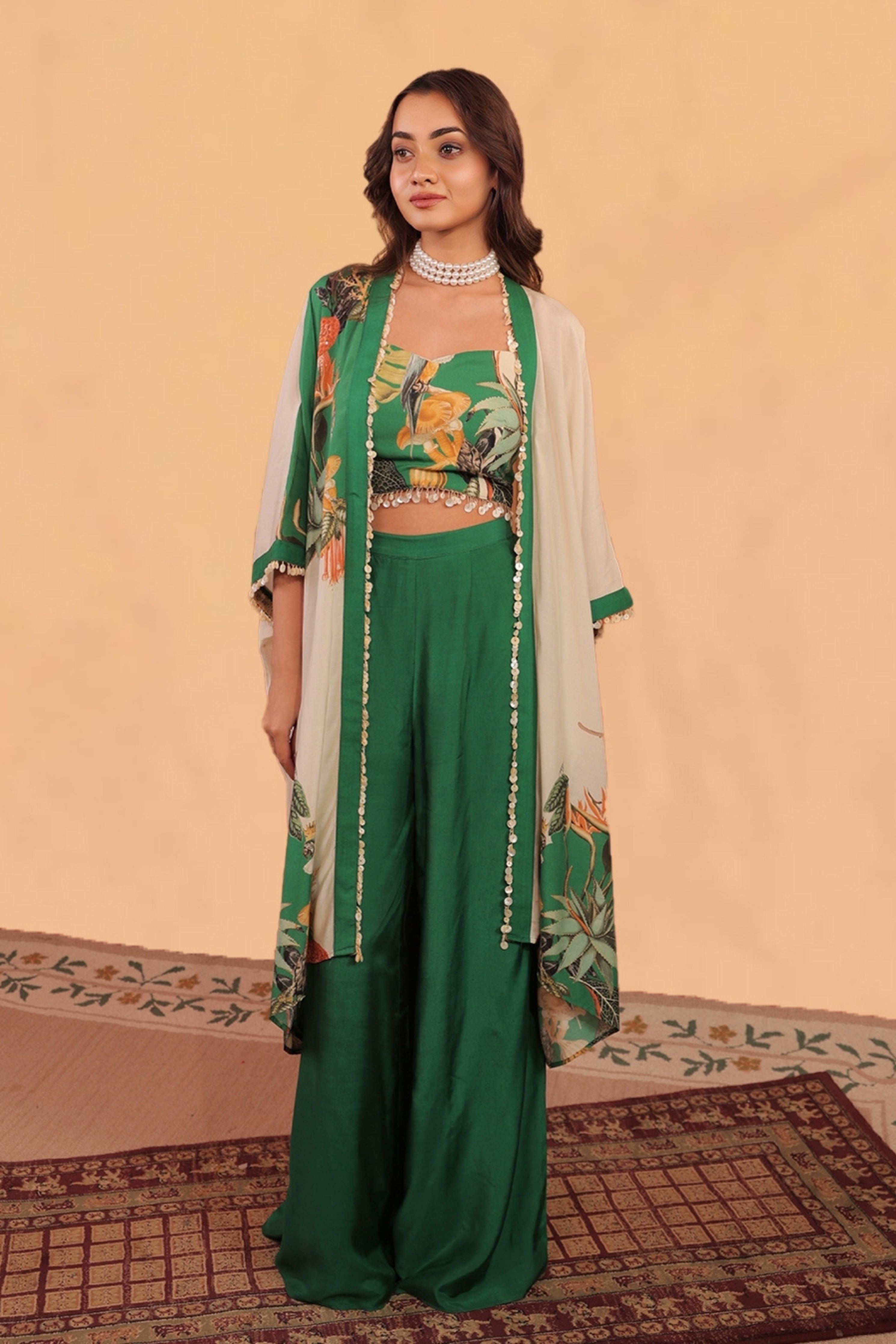 Kokum Shrug Co-Ord Set