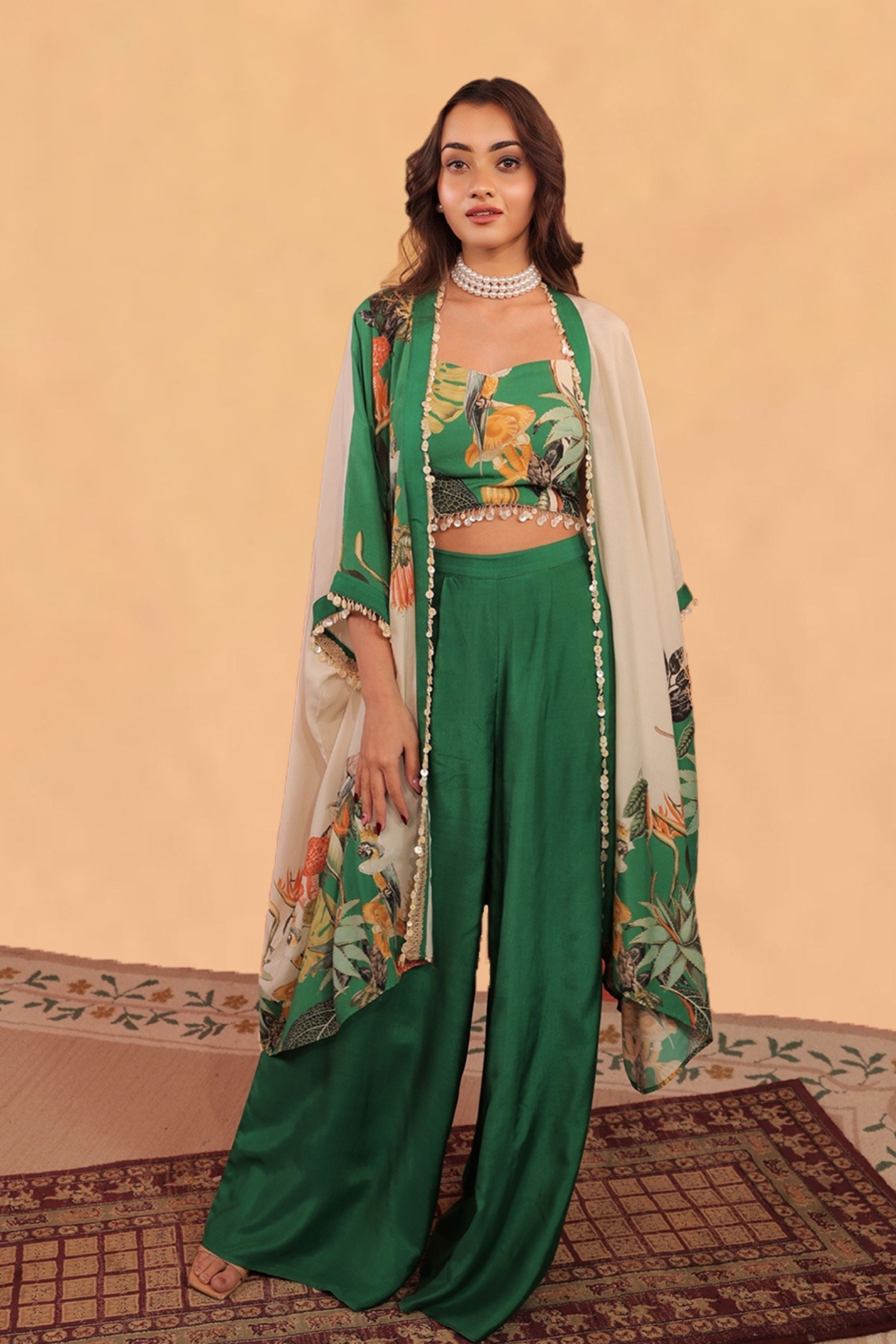 Kokum Shrug Co-Ord Set