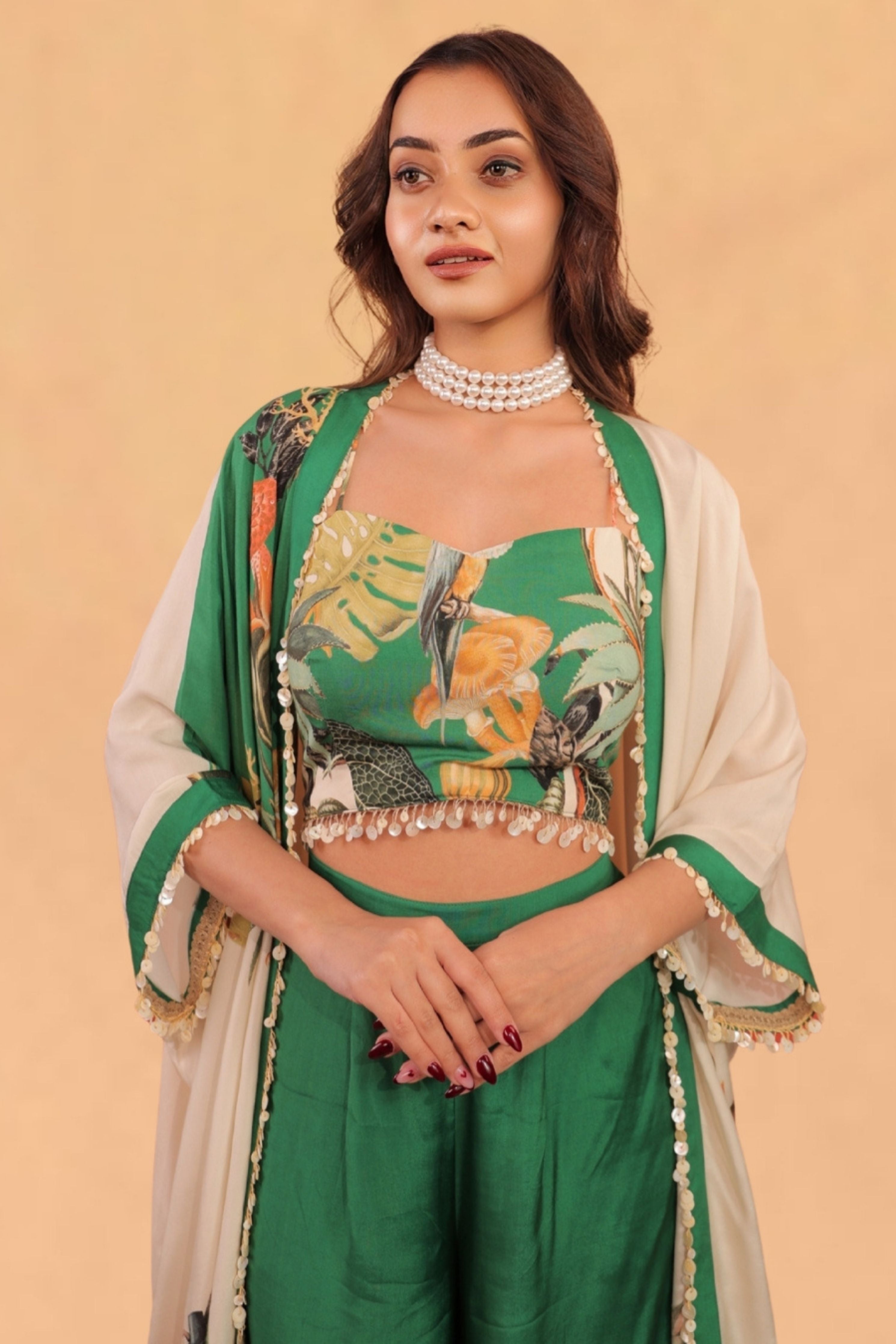 Kokum Shrug Co-Ord Set
