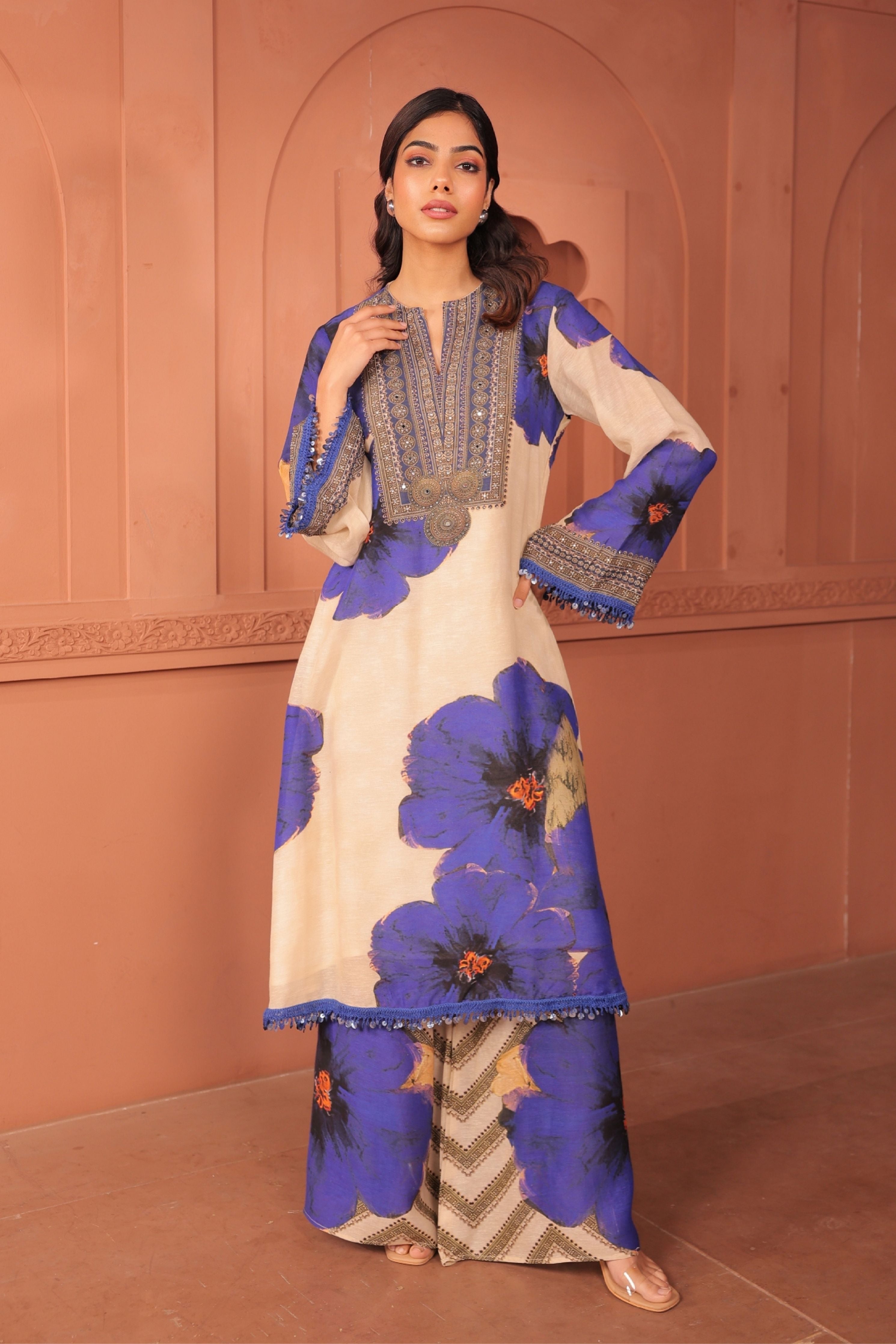 Pankhudi A-Line Kurta Set