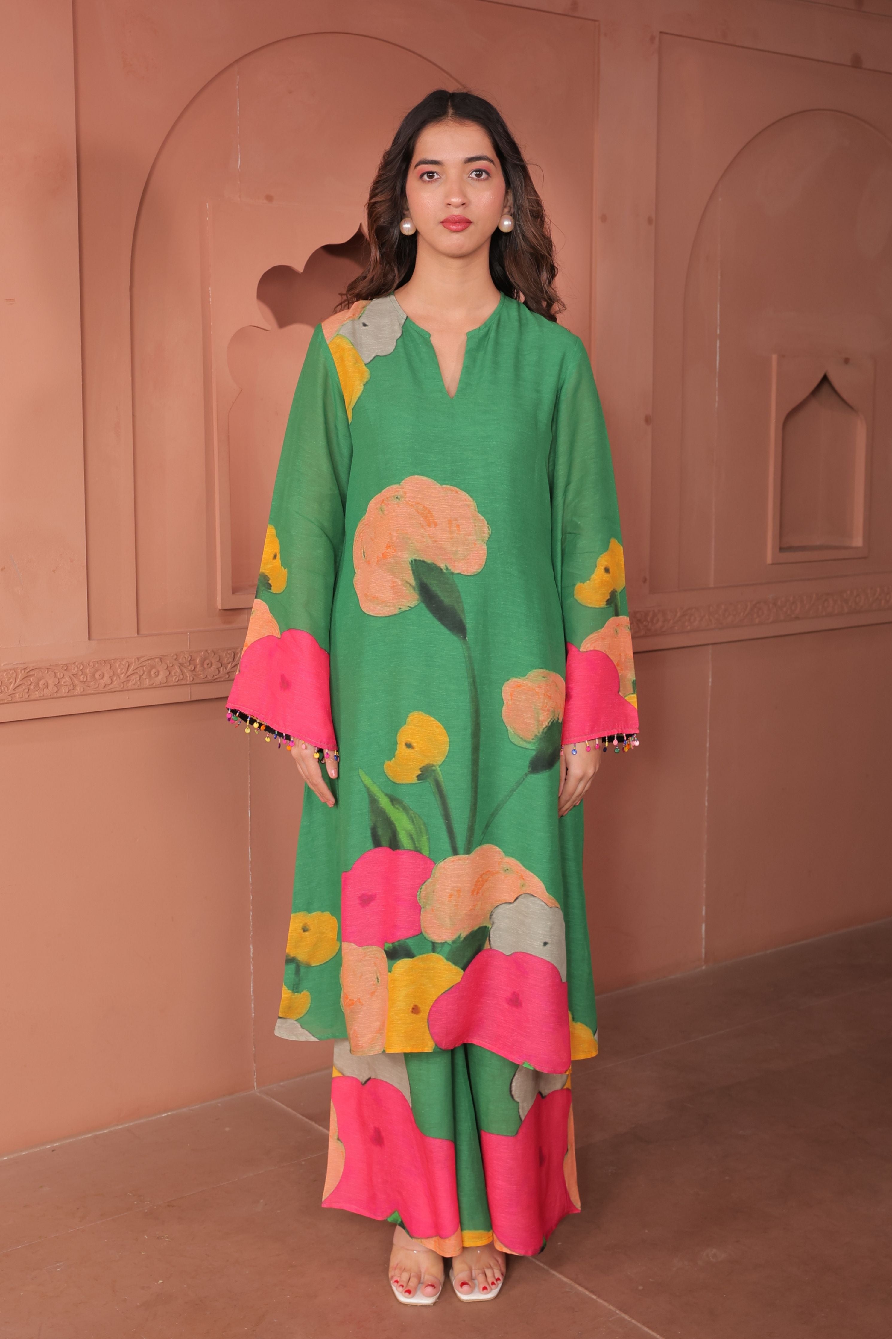 Pankhudi A-Line Kurta Set