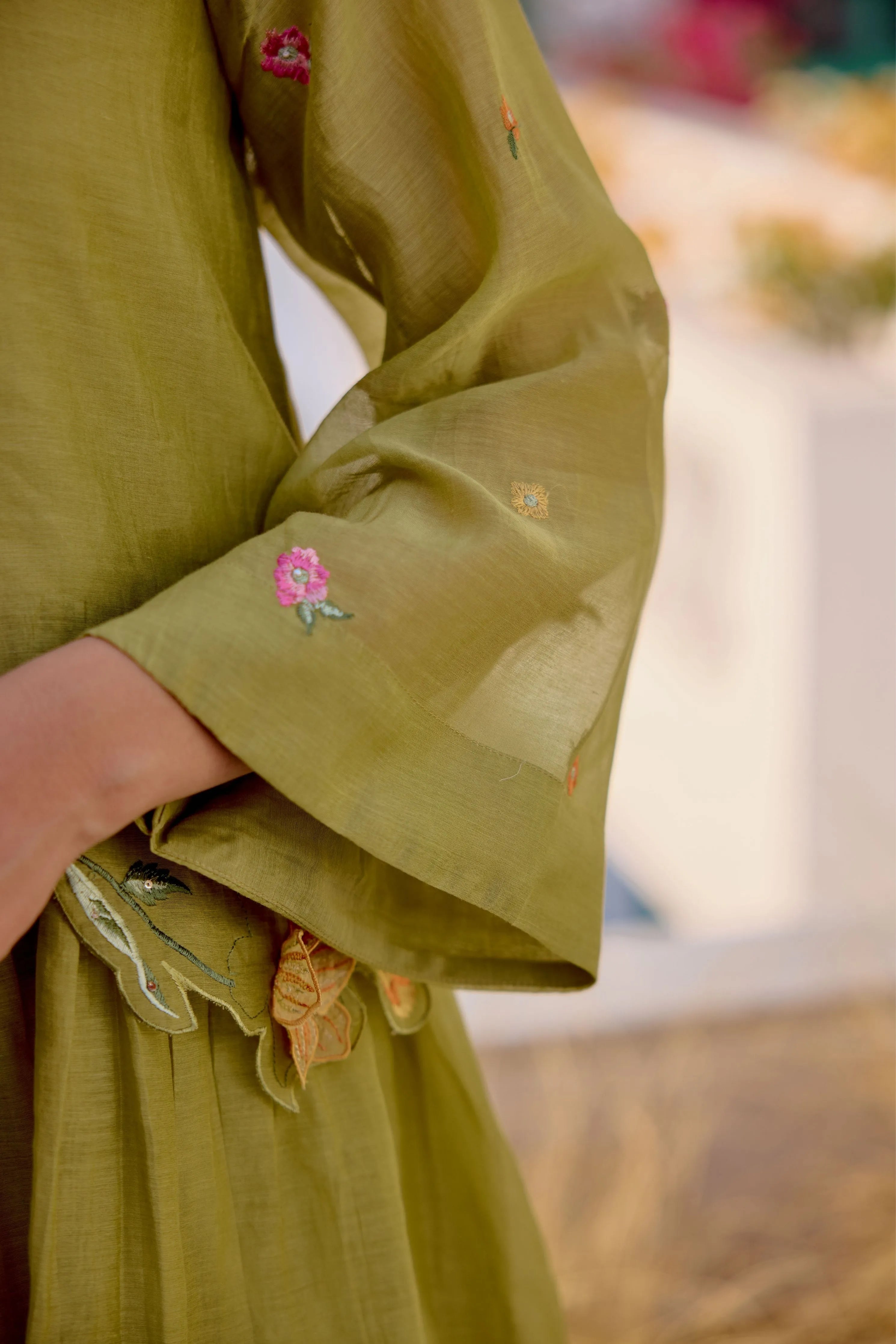 Green Petal Path Co-Ord Set