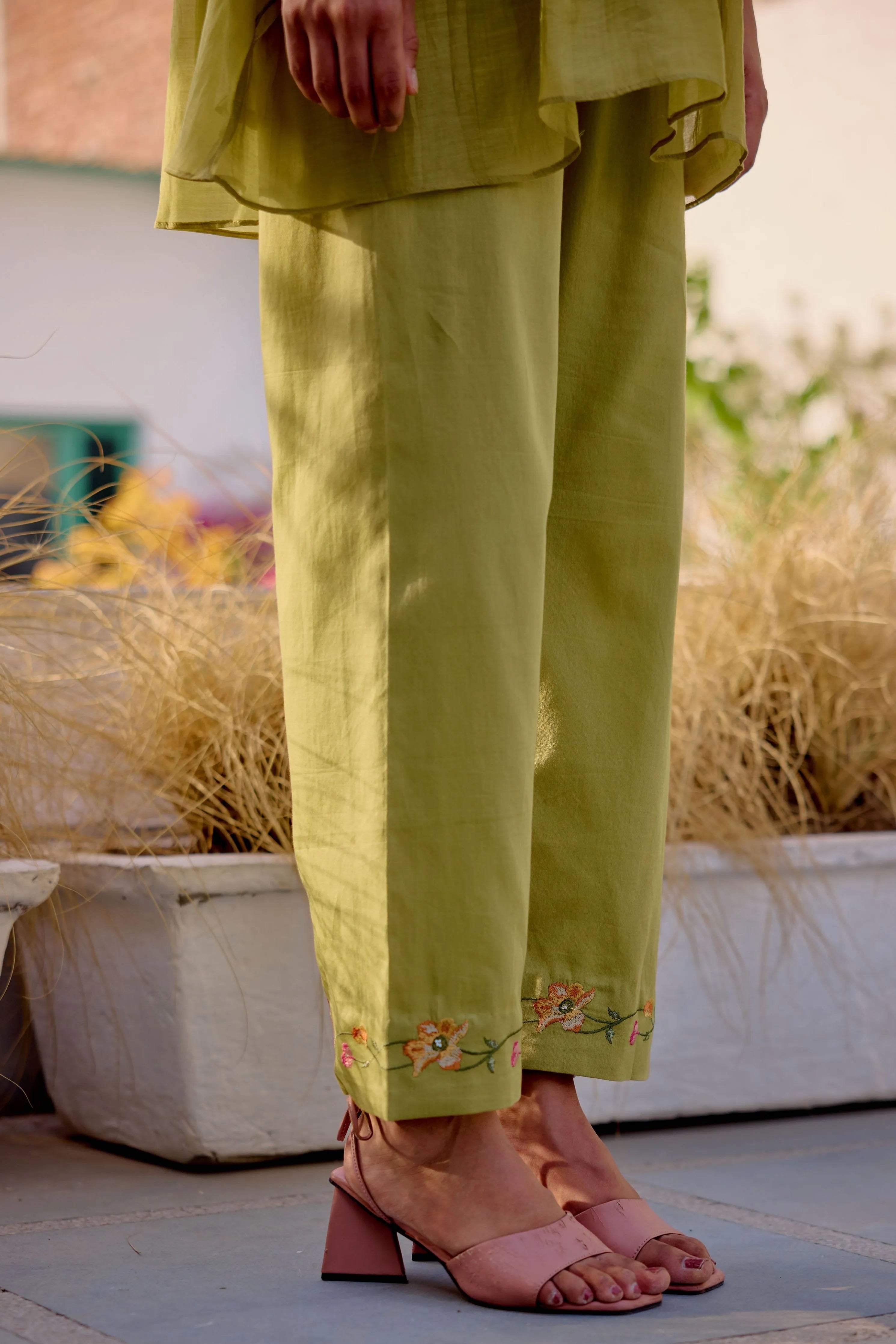 Green Petal Path Co-Ord Set