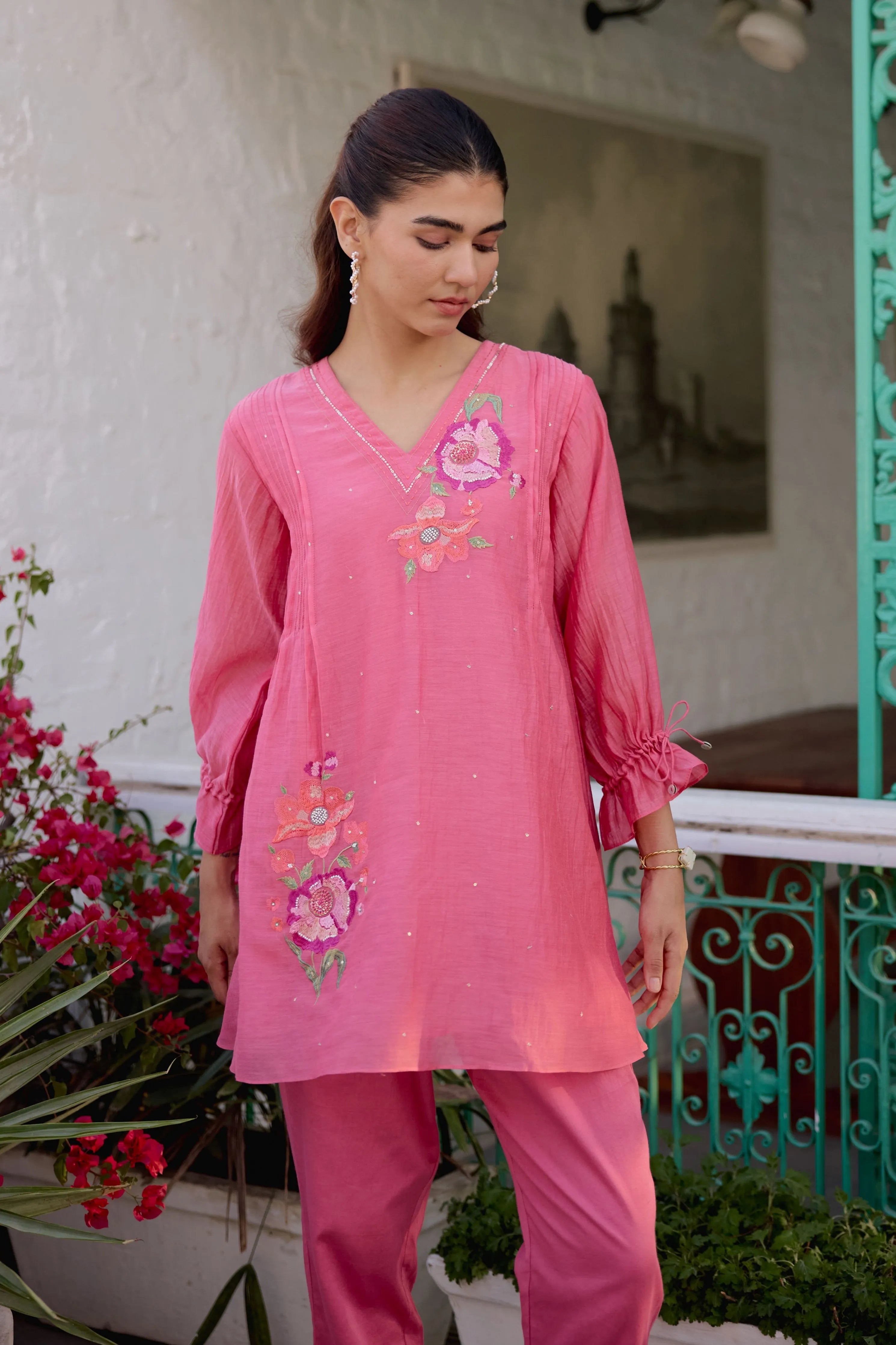 Pink Sweet Rose Co-Ord Set