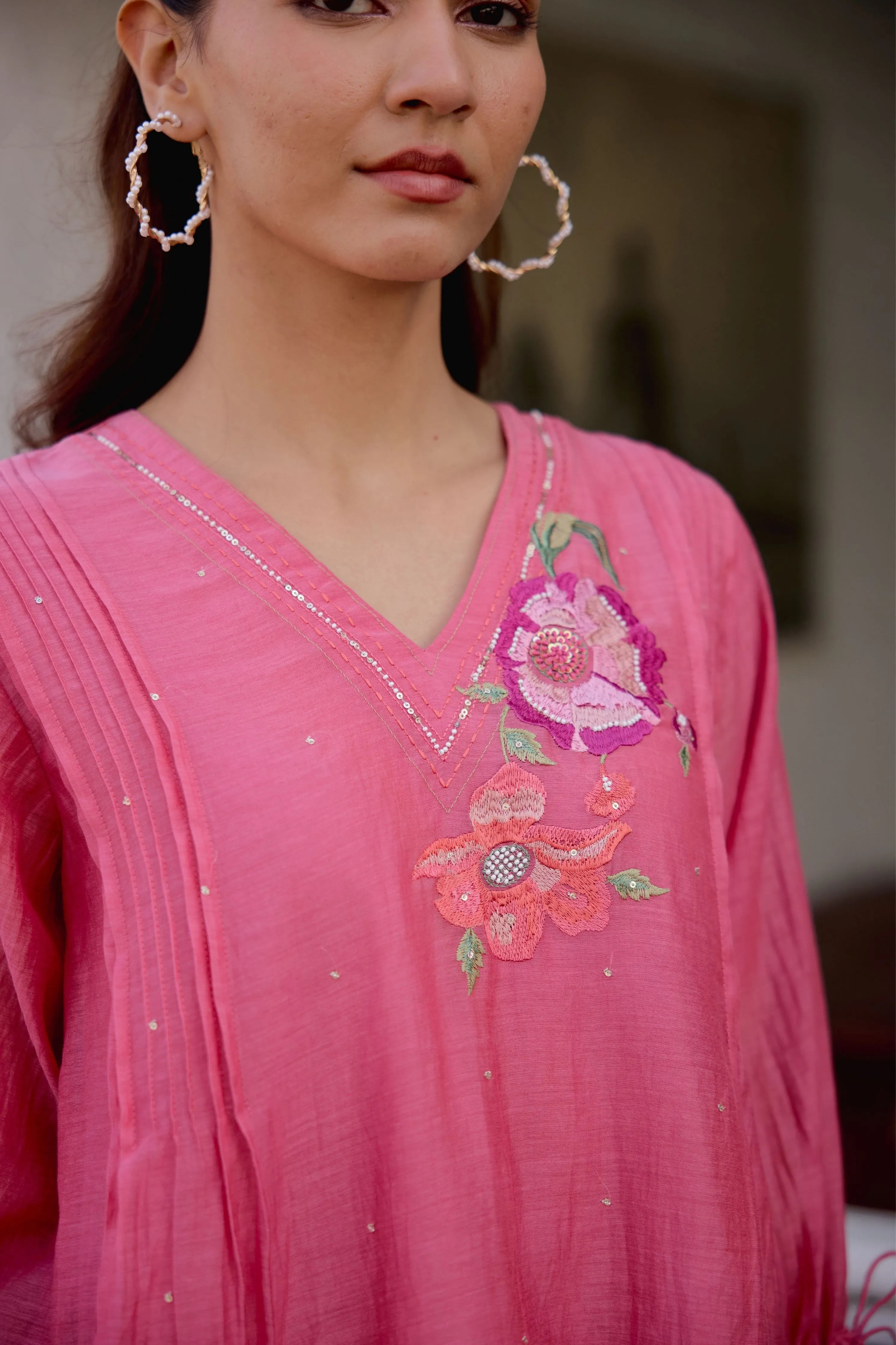 Pink Sweet Rose Co-Ord Set