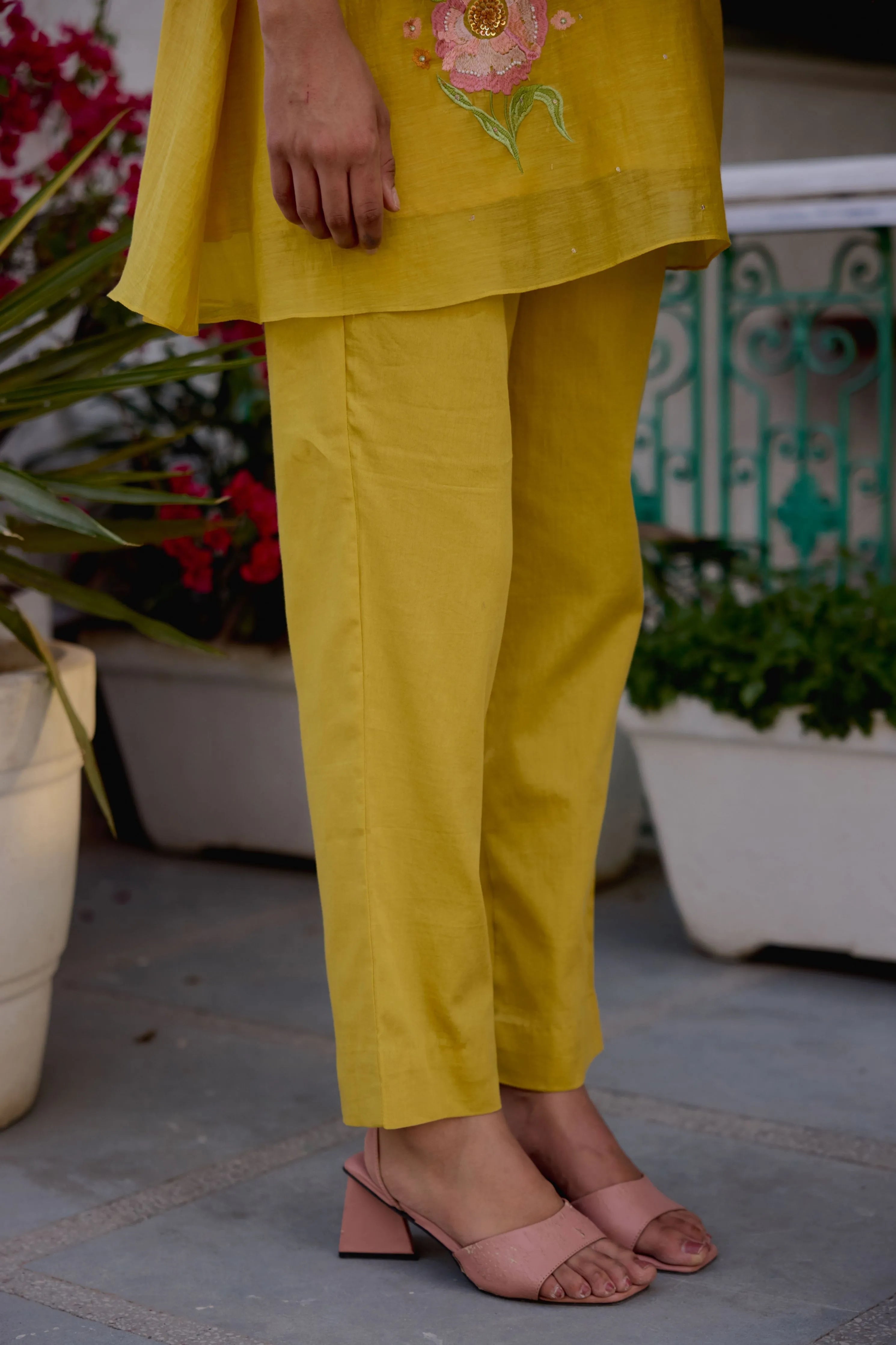 Yellow Sweet Rose Co-Ord Set
