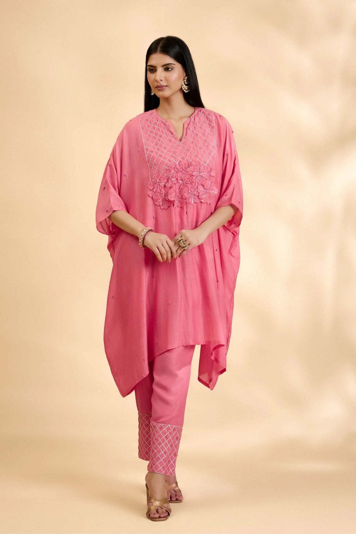 Surkhi Kaftan Tunic Set